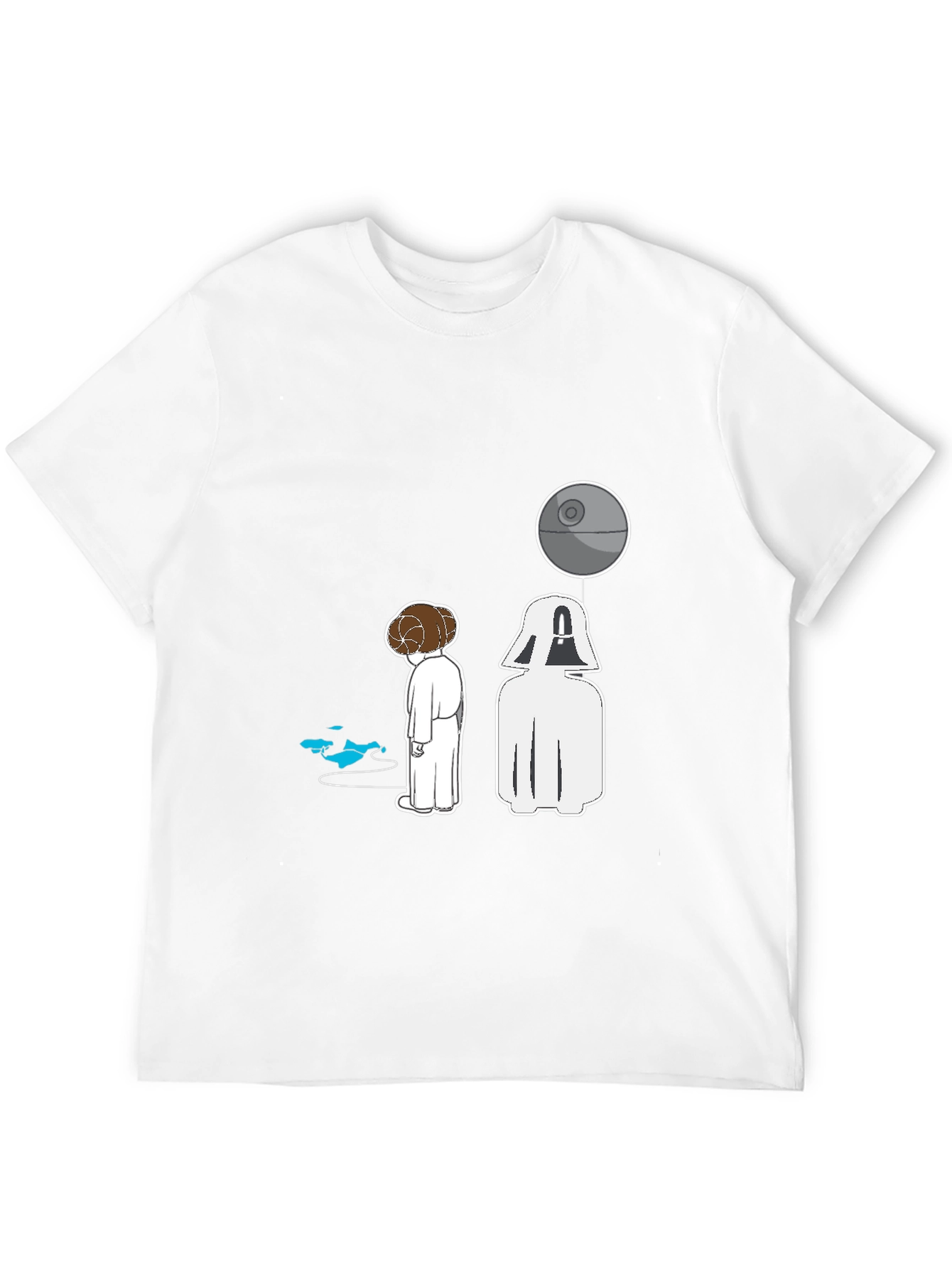 Star Wars T-Shirt - Princess Leia and Darth Vader