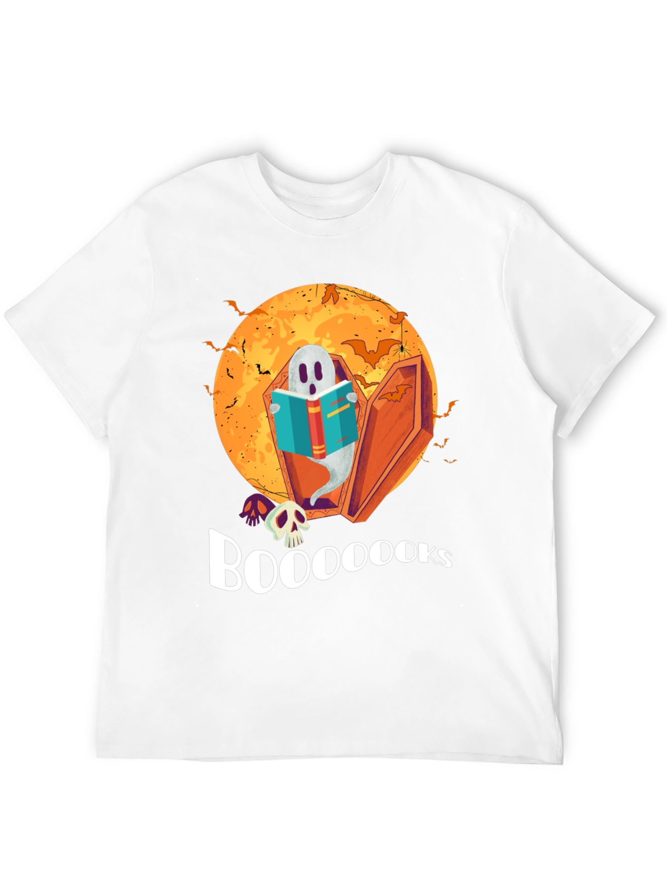 Booooks Halloween Ghost T-Shirt