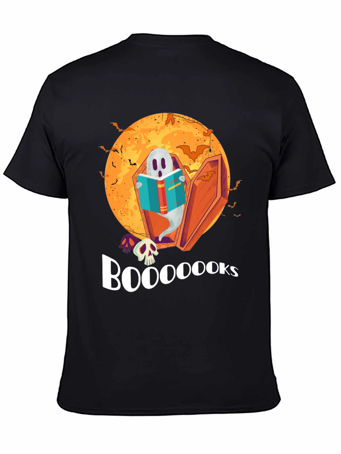 Booooks Halloween Ghost T-Shirt