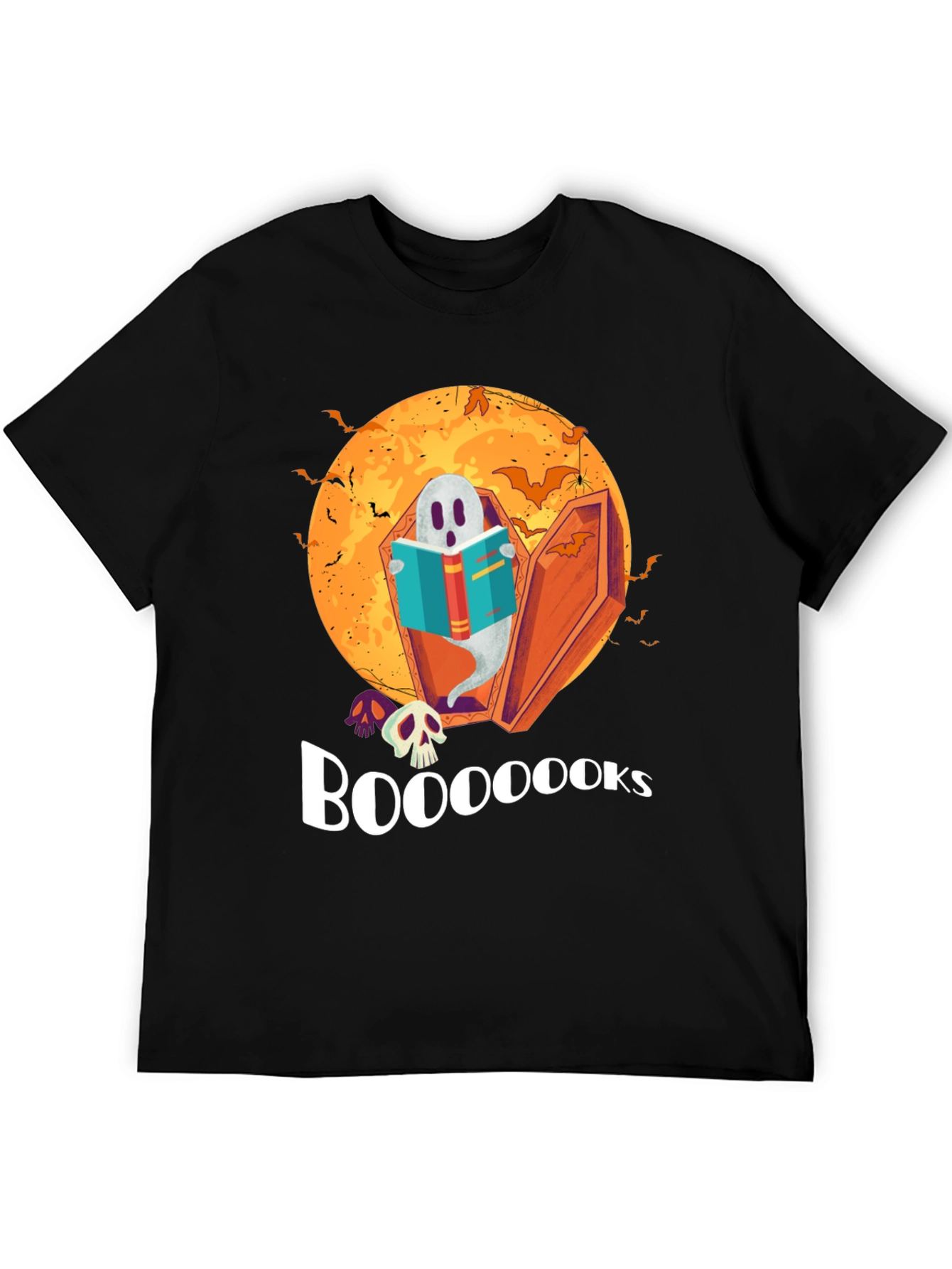 Booooks Halloween Ghost T-Shirt