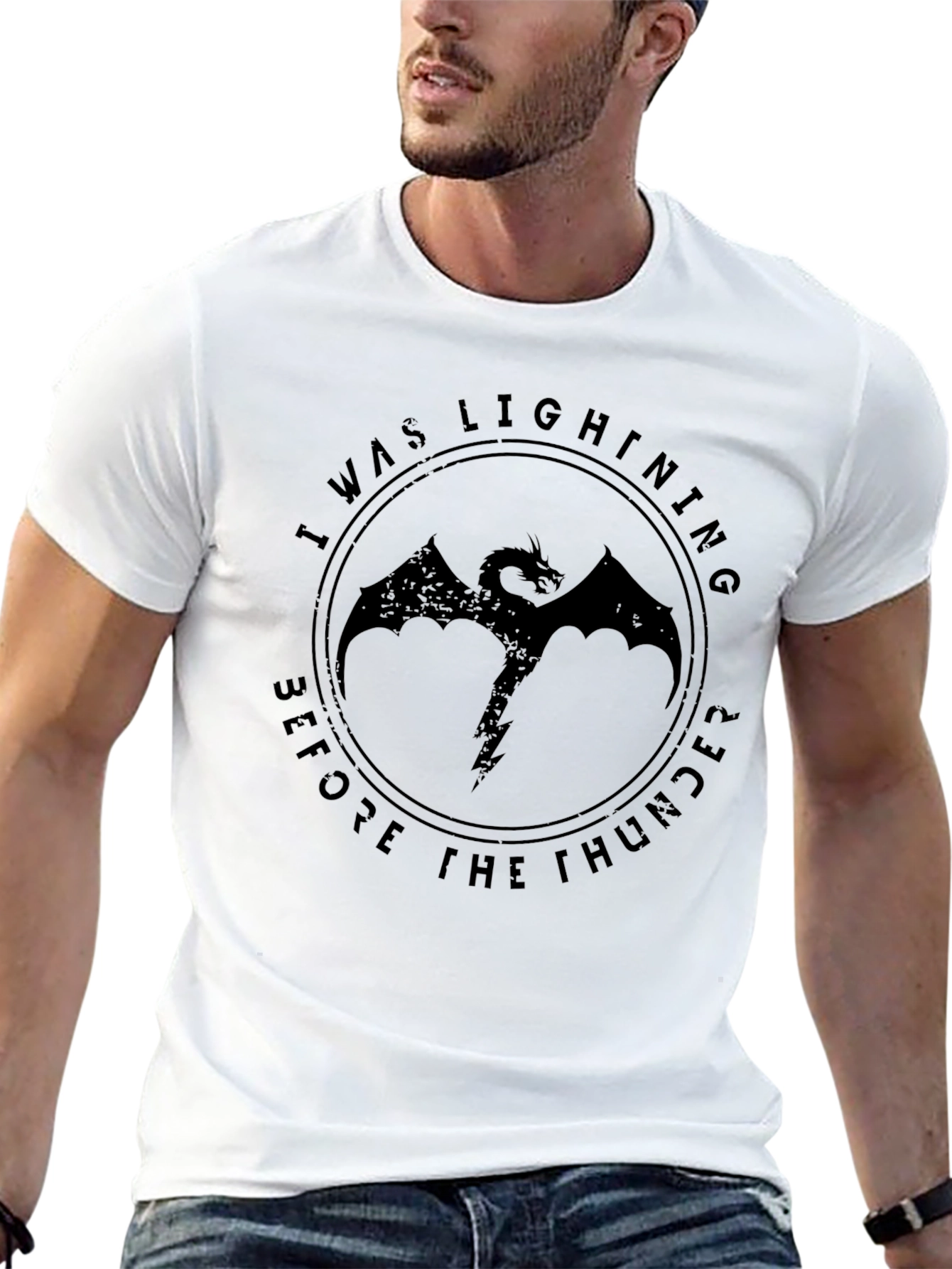 I Was Lightning Before The Thunder Dragon T-Shirt
