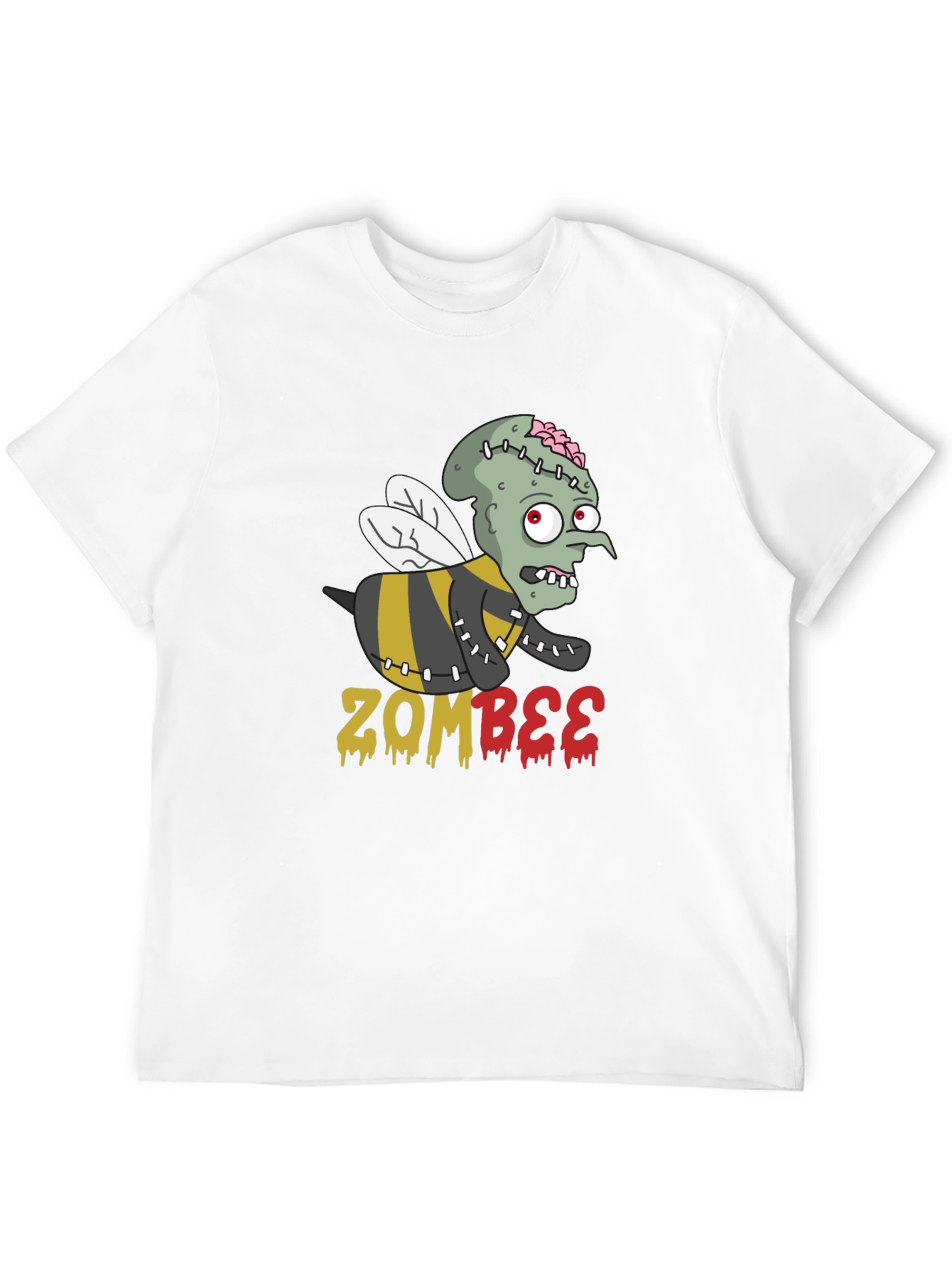 Zombee Graphic T-Shirt - Halloween Zombie Bee