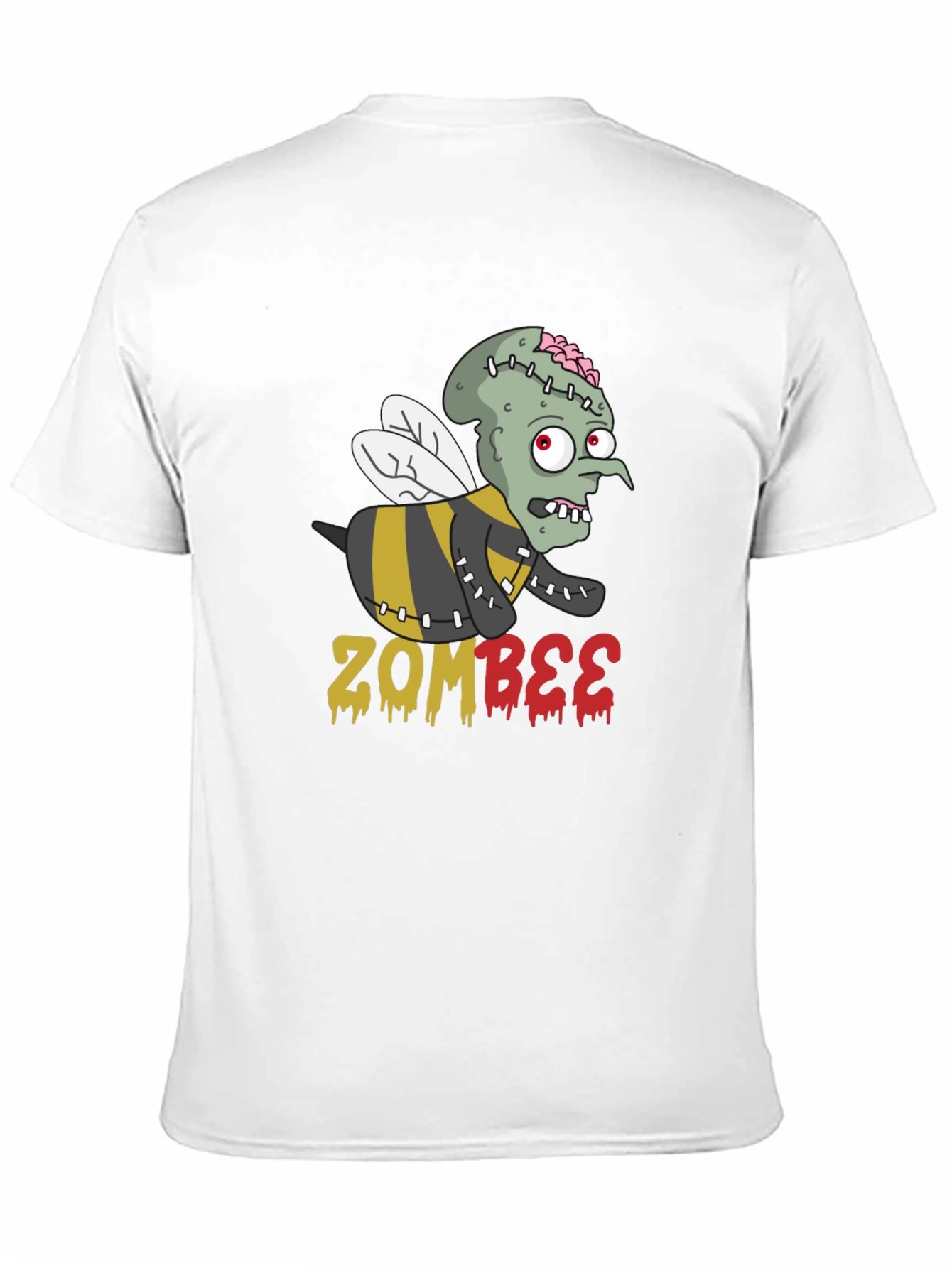 Zombee Graphic T-Shirt - Halloween Zombie Bee