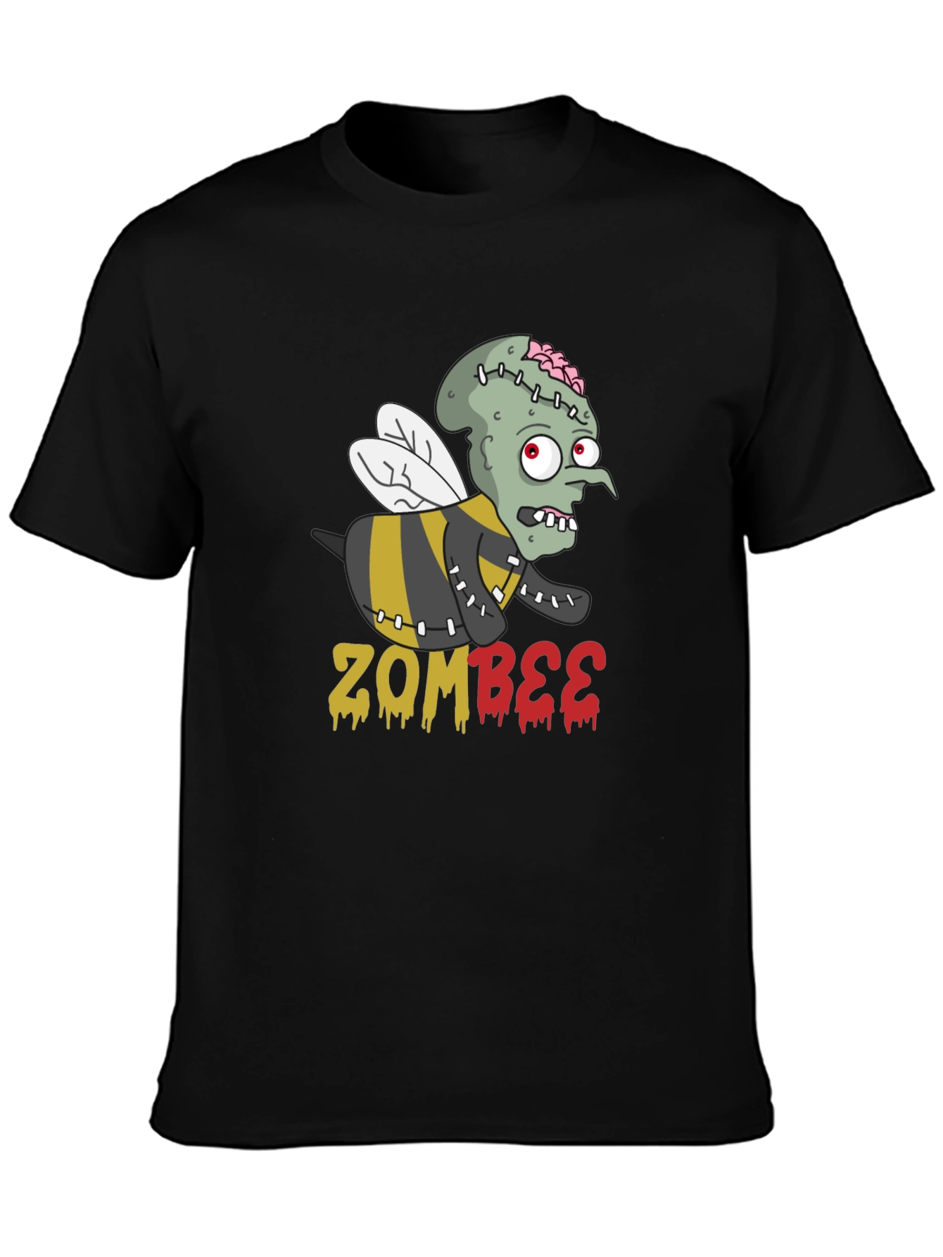 Zombee Graphic T-Shirt - Halloween Zombie Bee