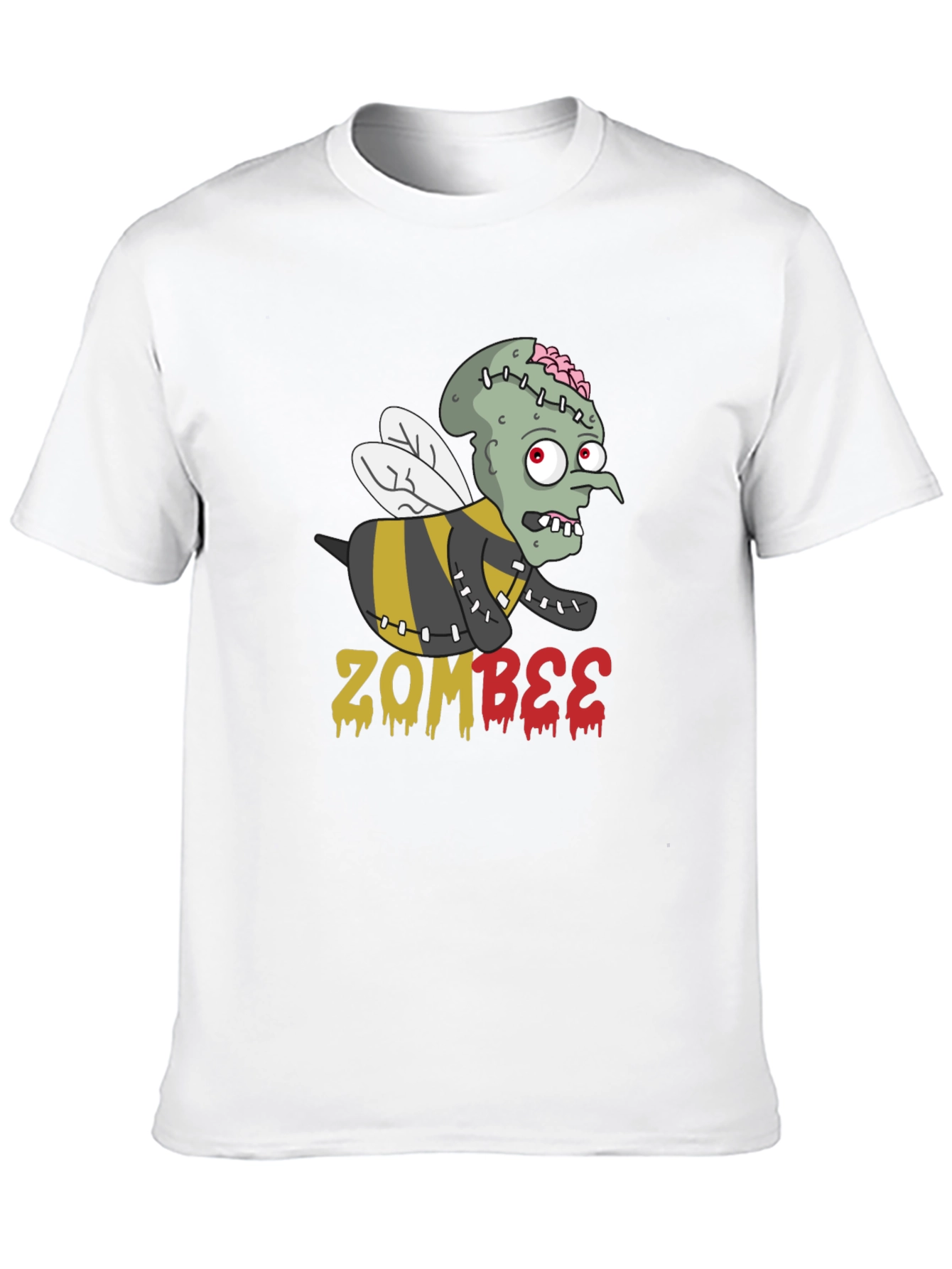 Zombee Graphic T-Shirt - Halloween Zombie Bee