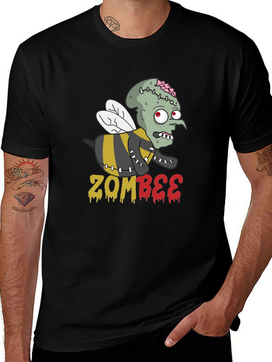 Zombee Graphic T-Shirt - Halloween Zombie Bee
