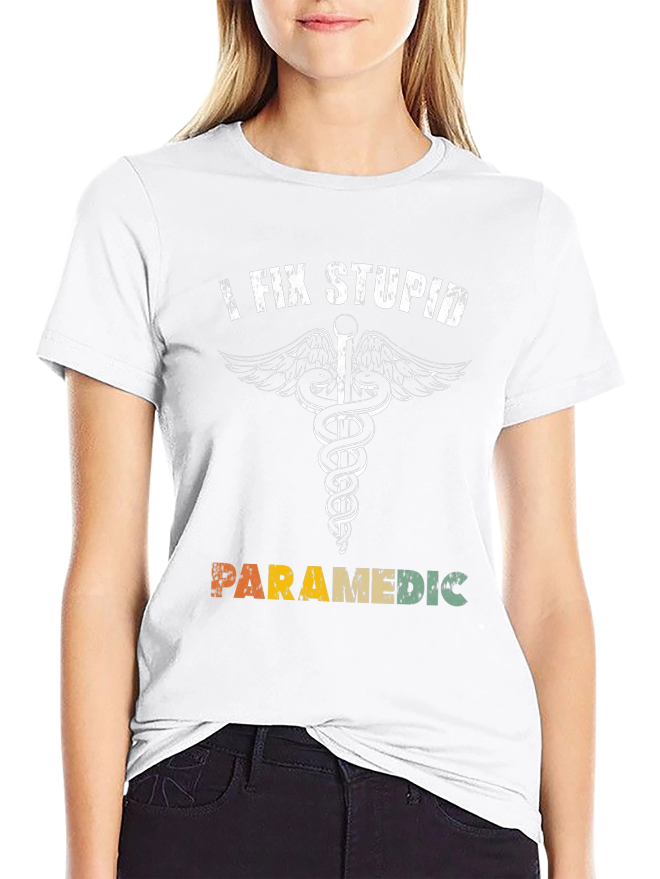 I Fix Stupid Paramedic T-Shirt