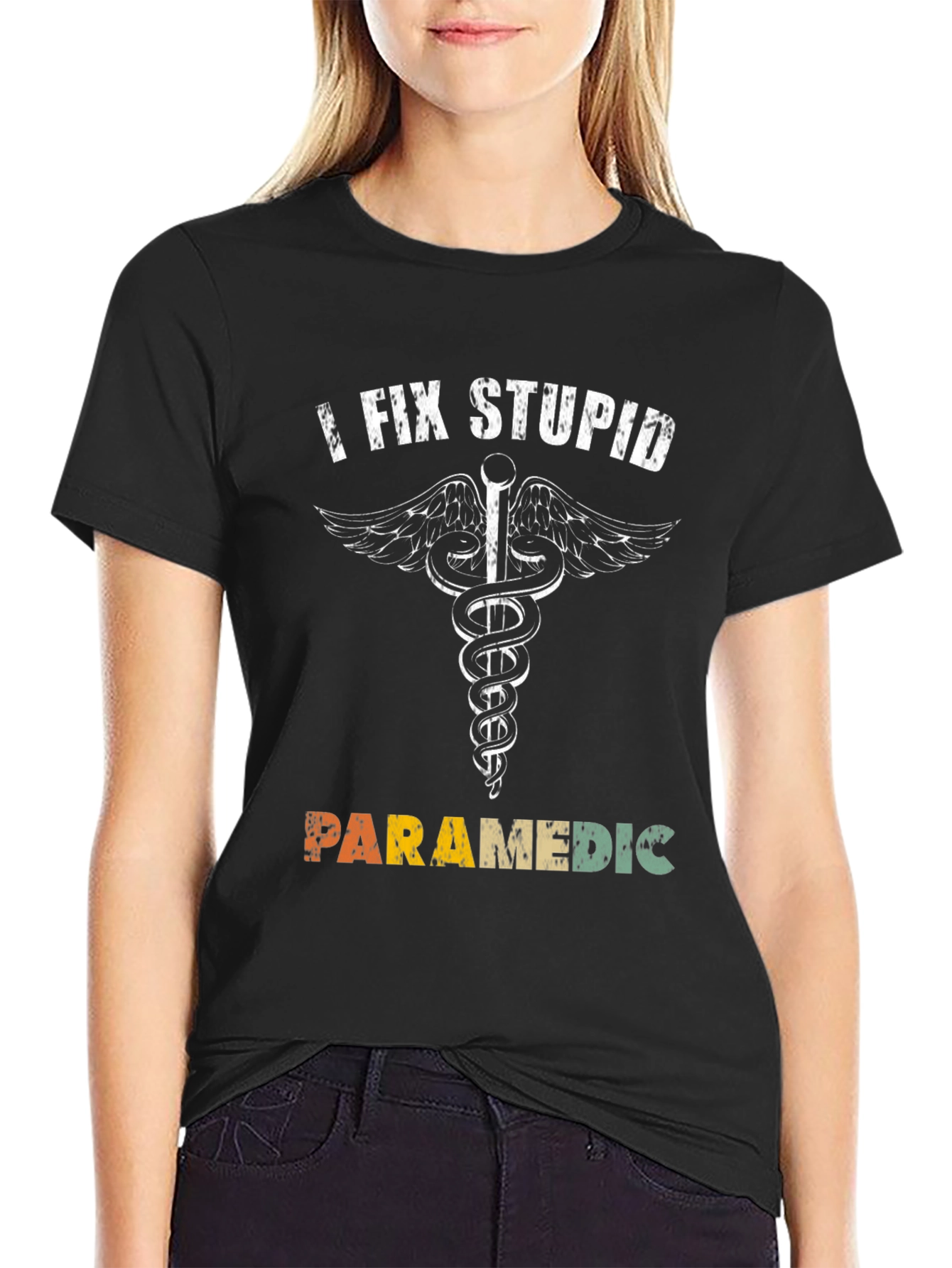 I Fix Stupid Paramedic T-Shirt