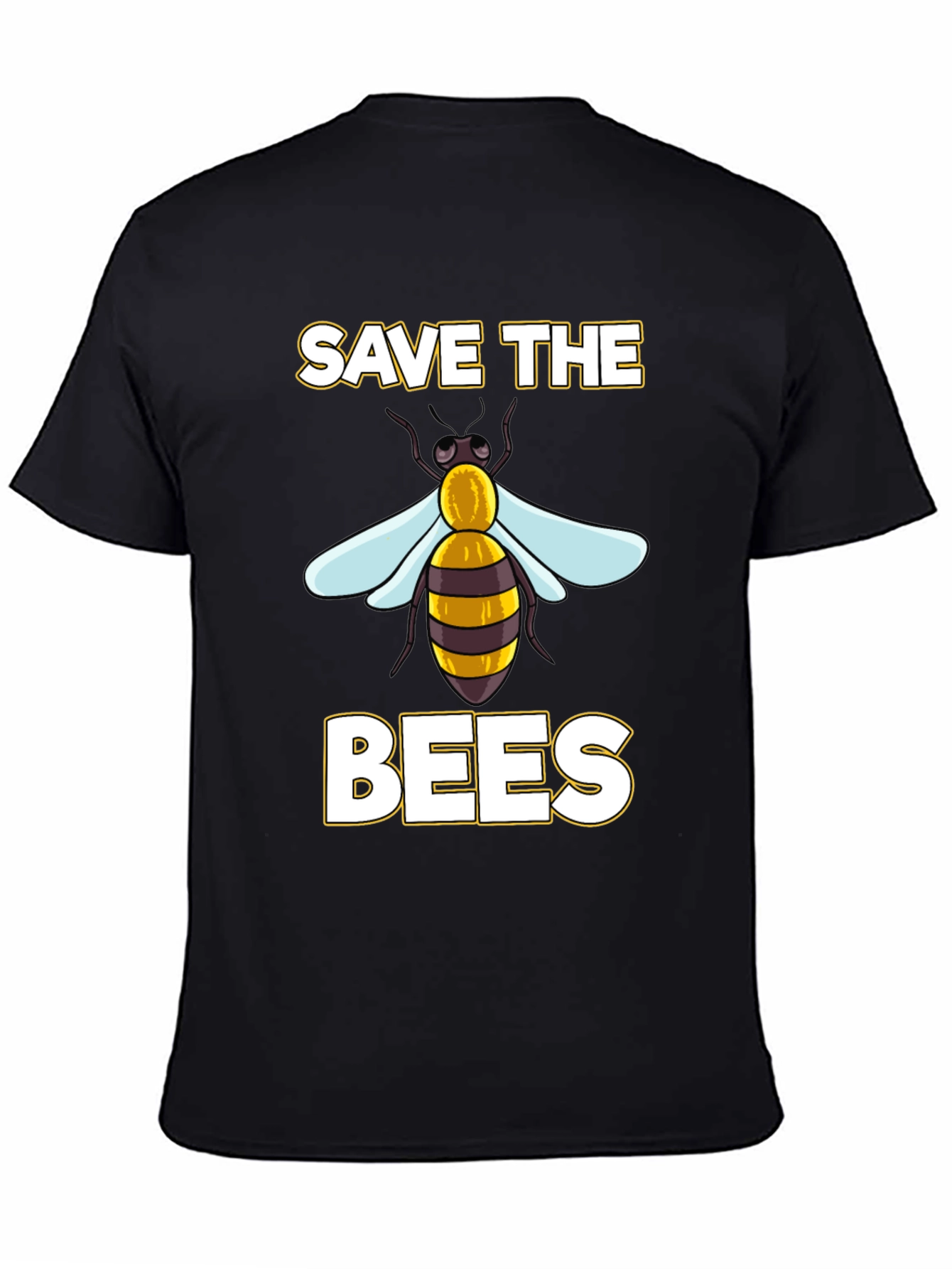 Save The Bees Graphic T-Shirt - Eco-Friendly Cotton Blend