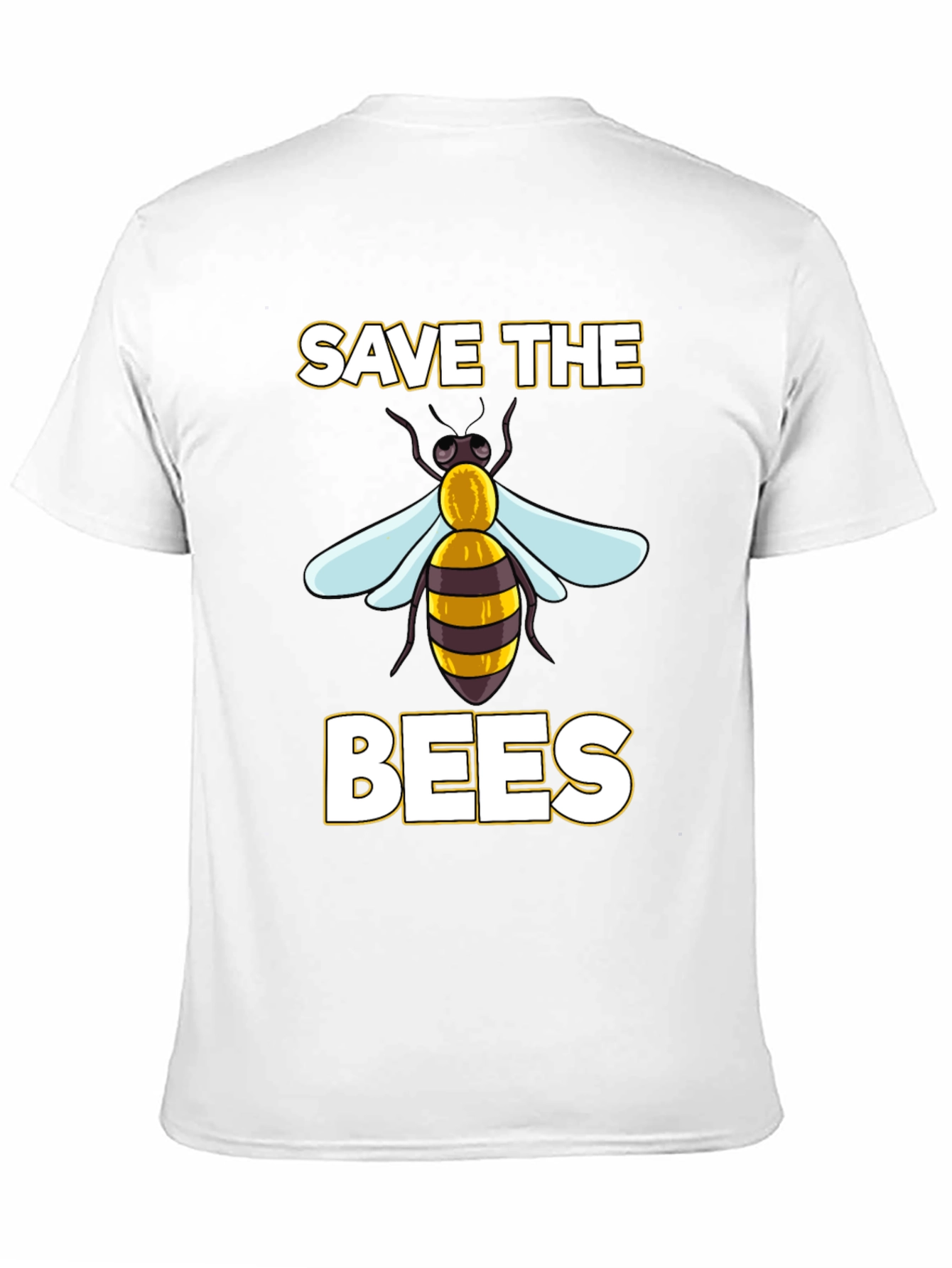 Save The Bees Graphic T-Shirt - Eco-Friendly Cotton Blend