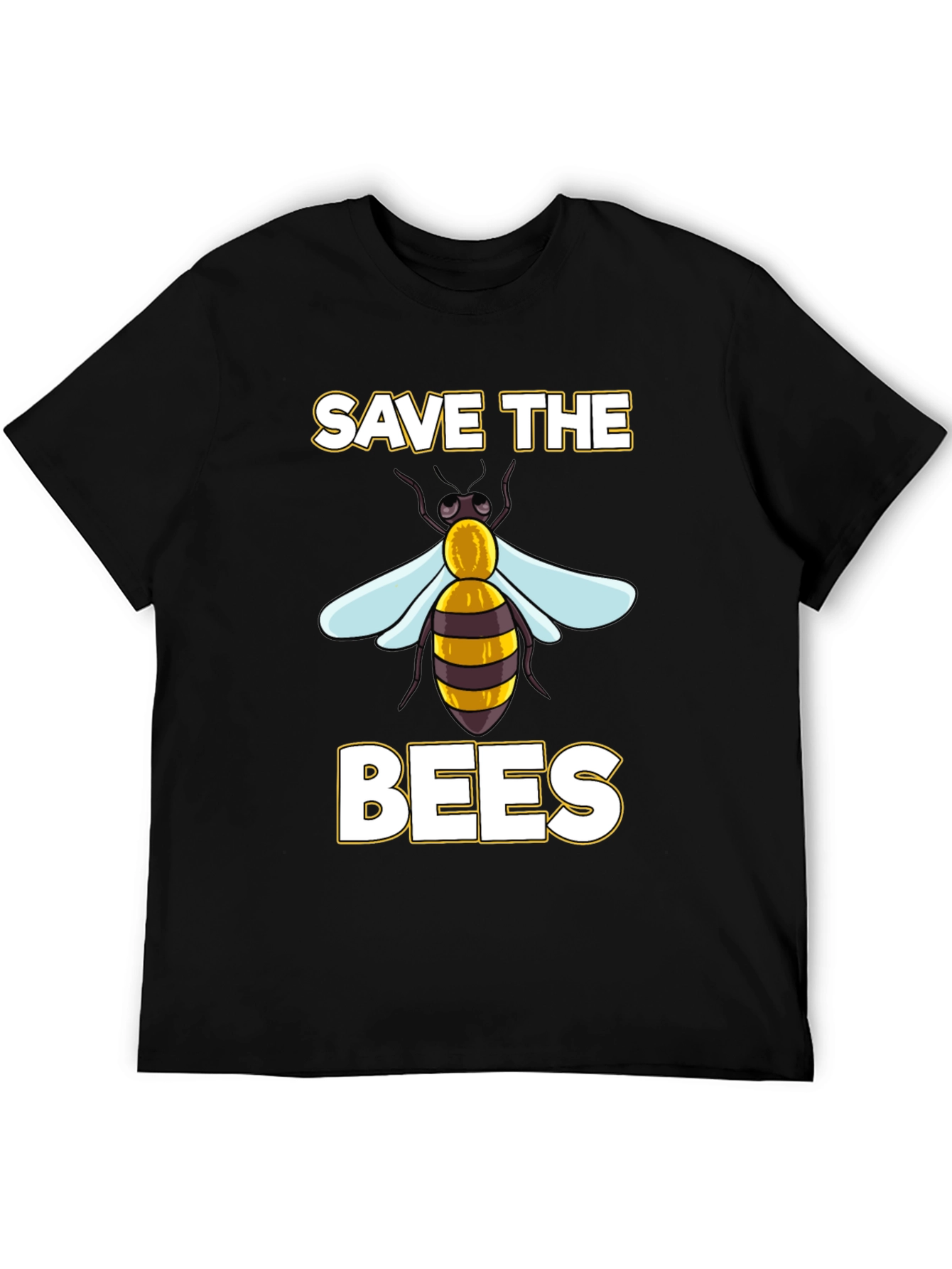 Save The Bees Graphic T-Shirt - Eco-Friendly Cotton Blend