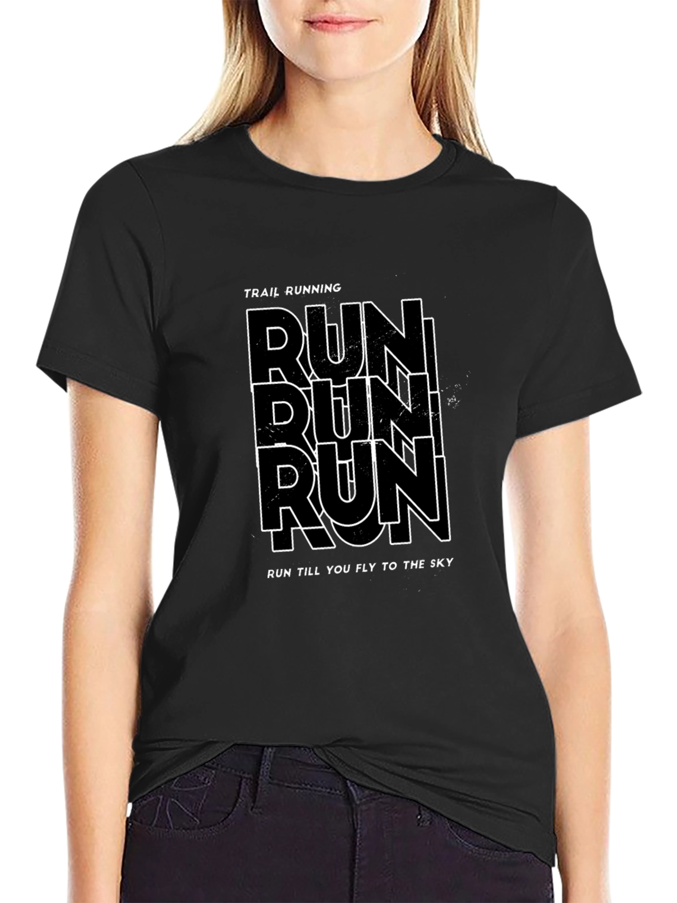 Trail Running Graphic Tee - Run Till You Fly