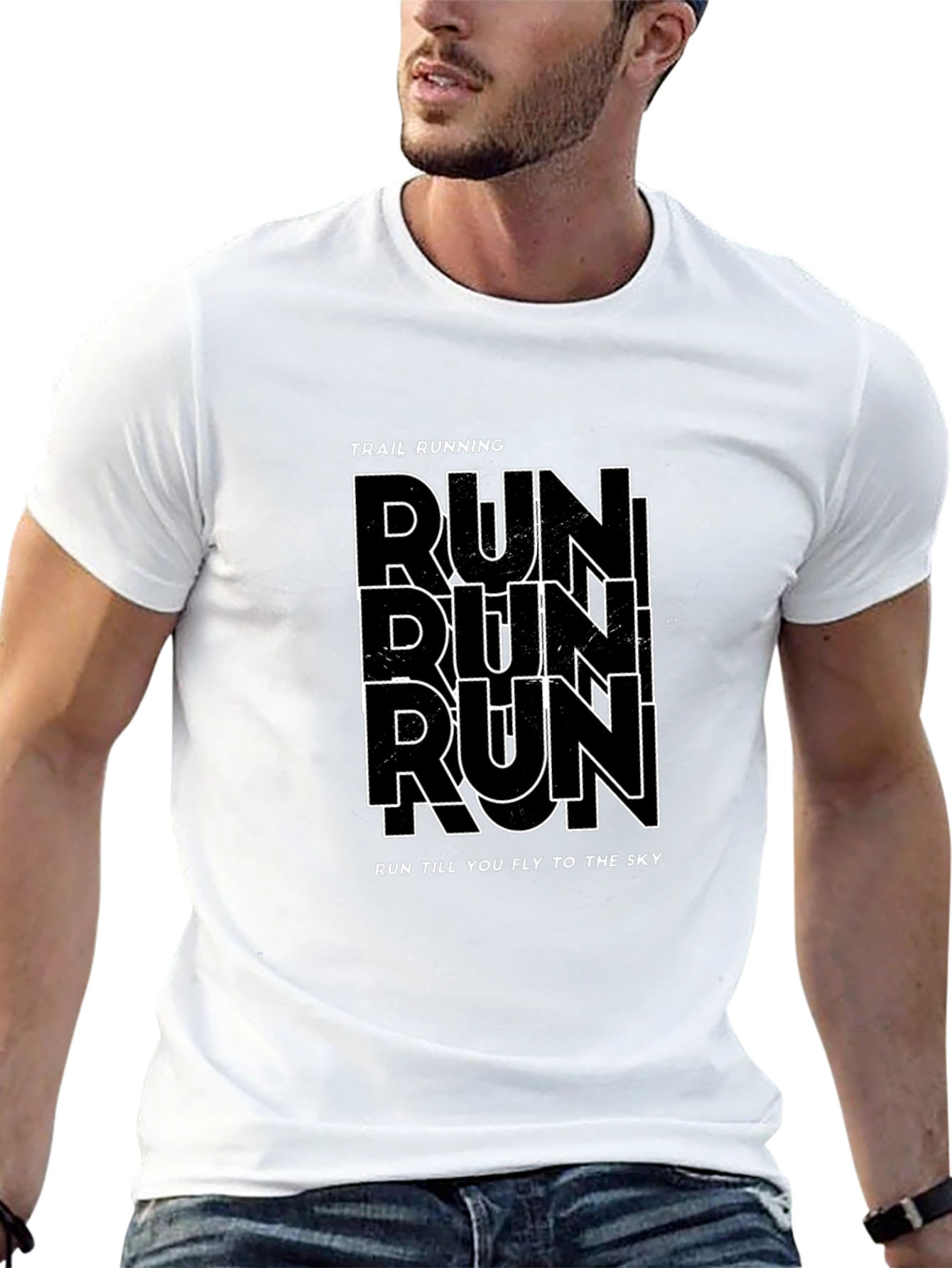 Trail Running Graphic Tee - Run Till You Fly