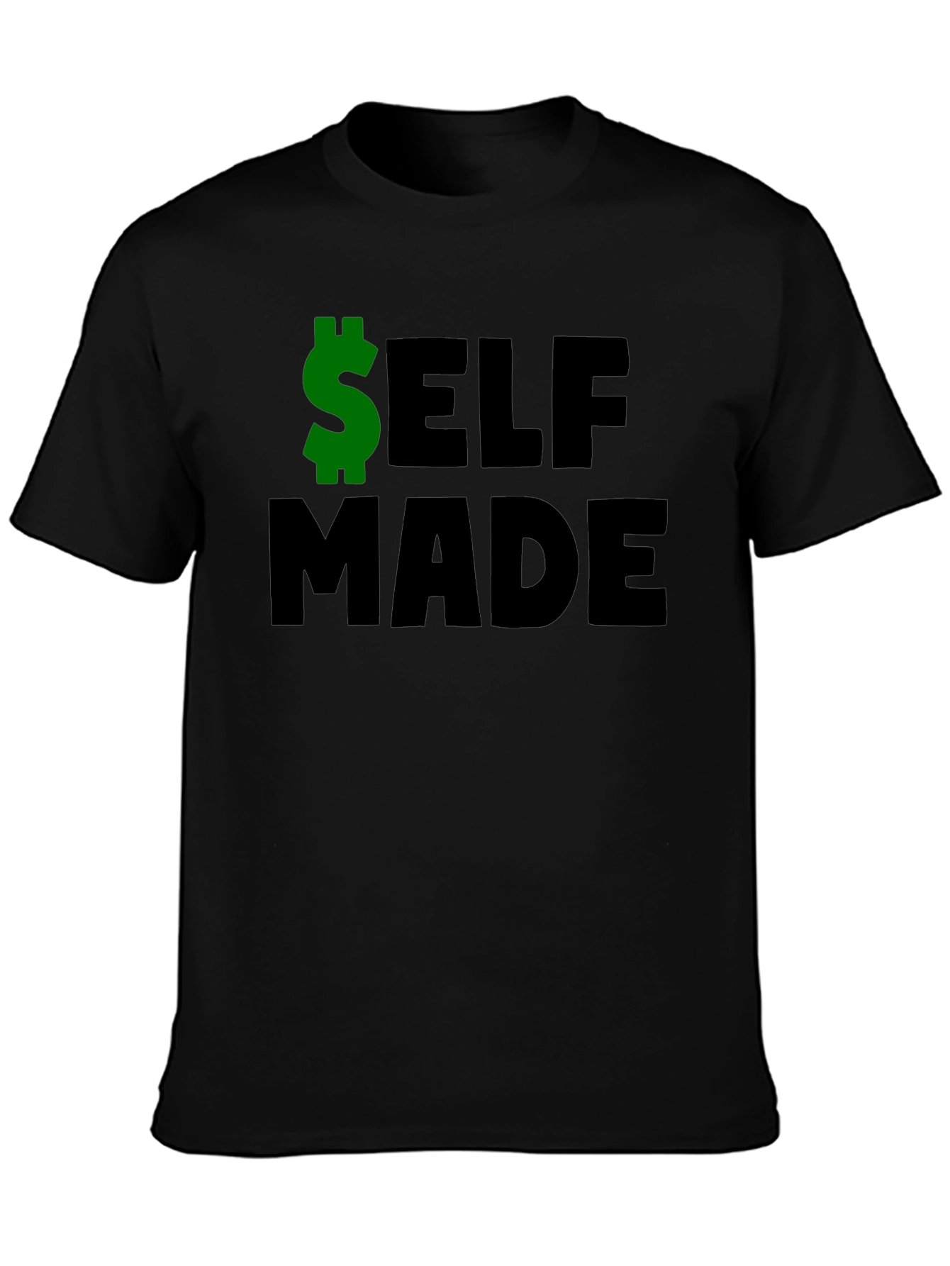 Self Made T-Shirt - Black Graphic Tee