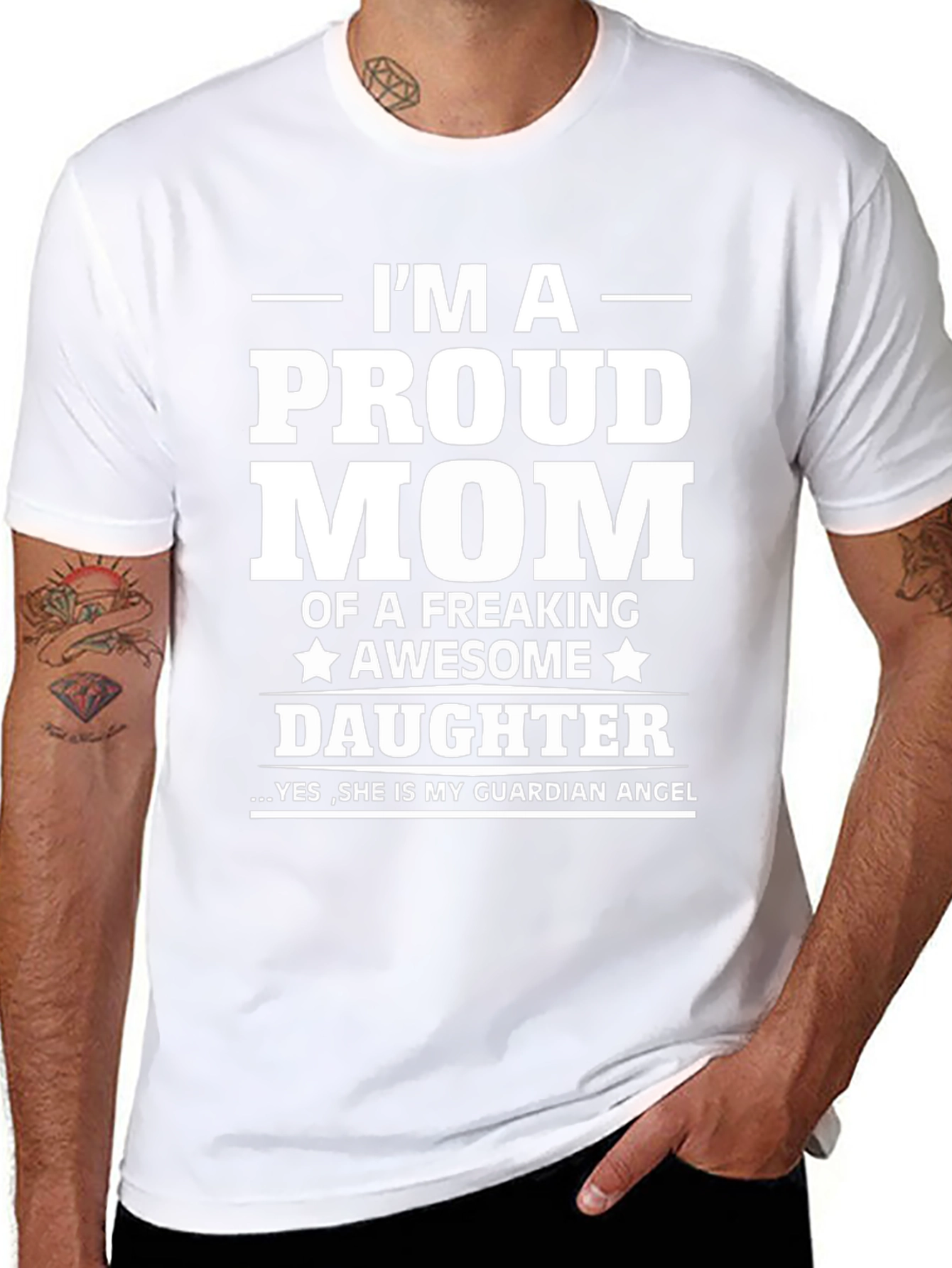 Proud Mom of a Freaking Awesome Daughter T-Shirt