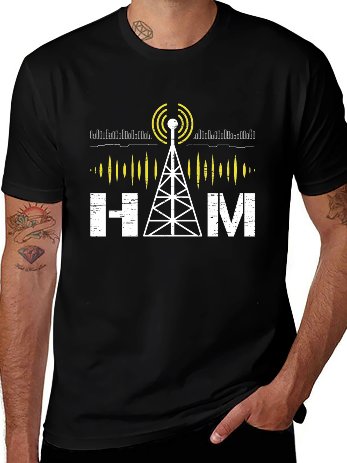 HAM Radio Operator T-Shirt Antenna Design
