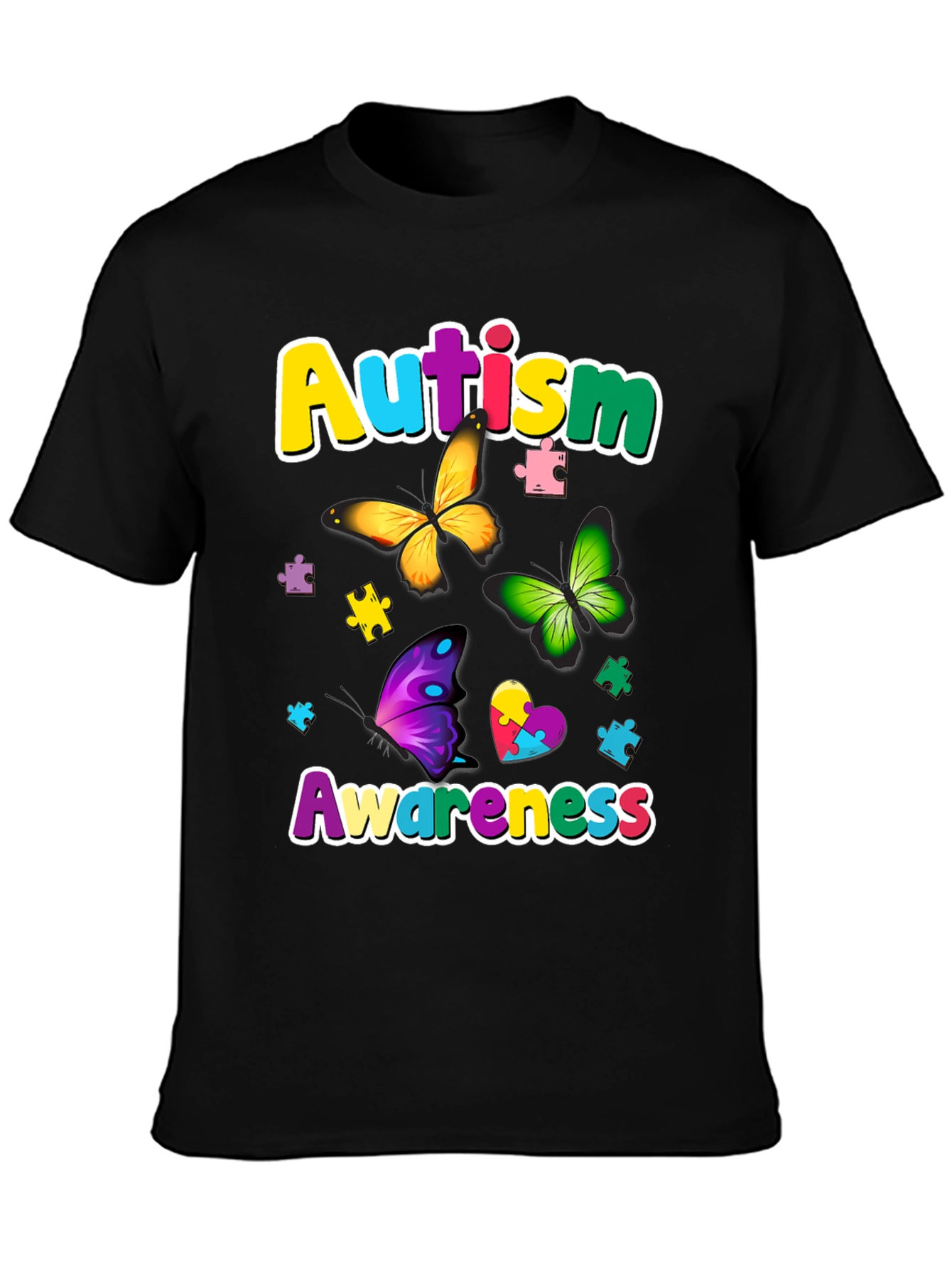Autism Awareness Butterfly T-Shirt