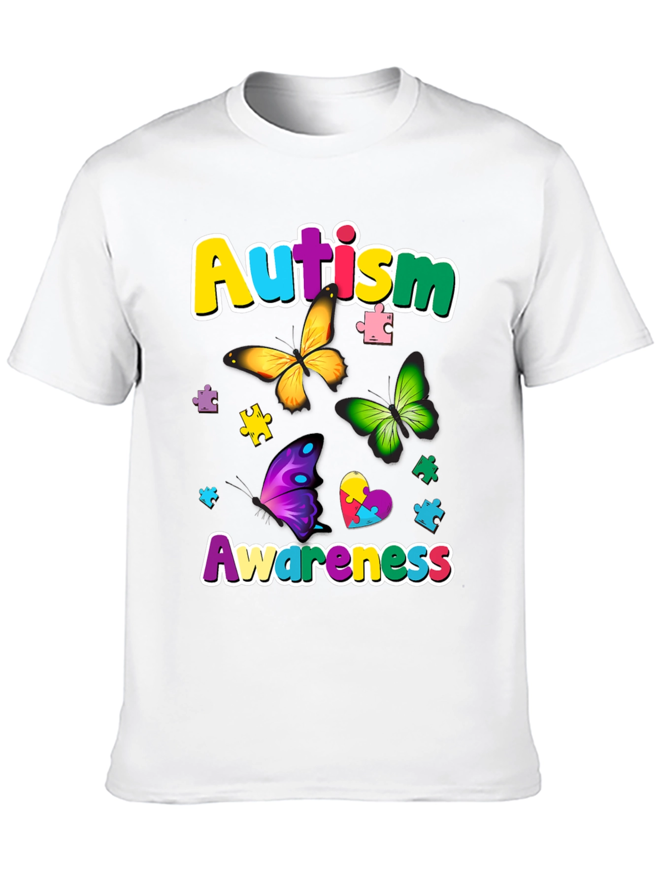 Autism Awareness Butterfly T-Shirt