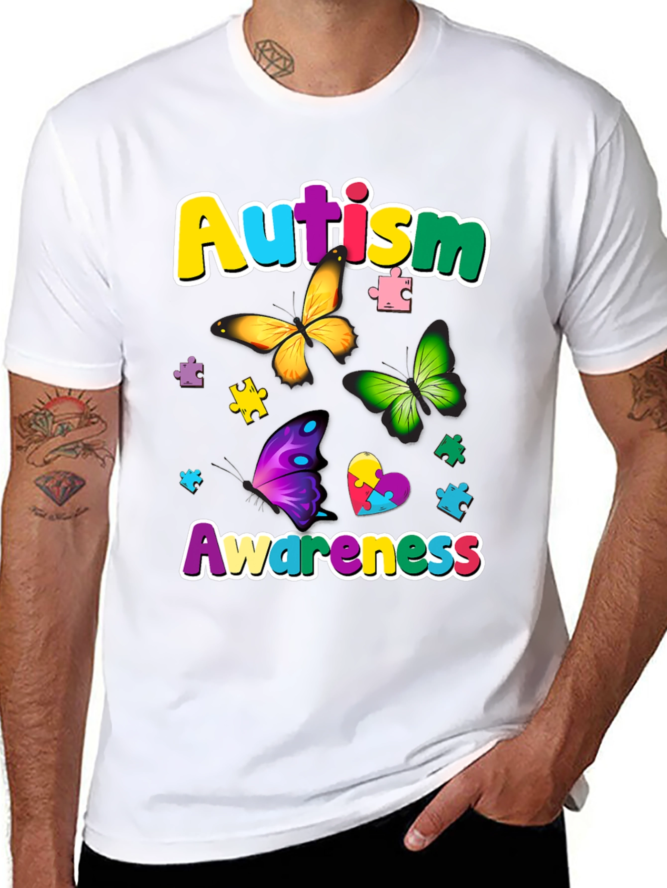 Autism Awareness Butterfly T-Shirt