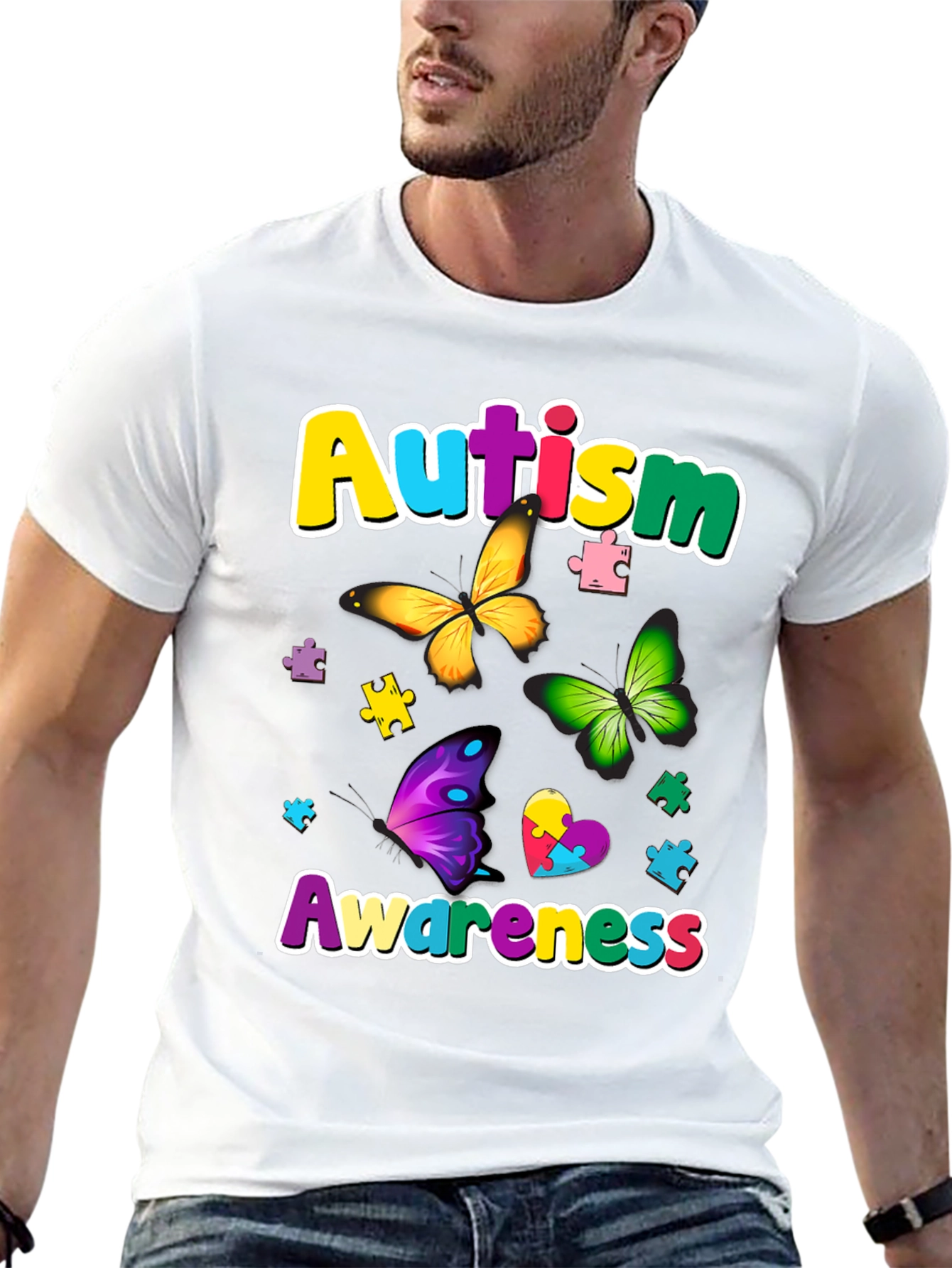 Autism Awareness Butterfly T-Shirt