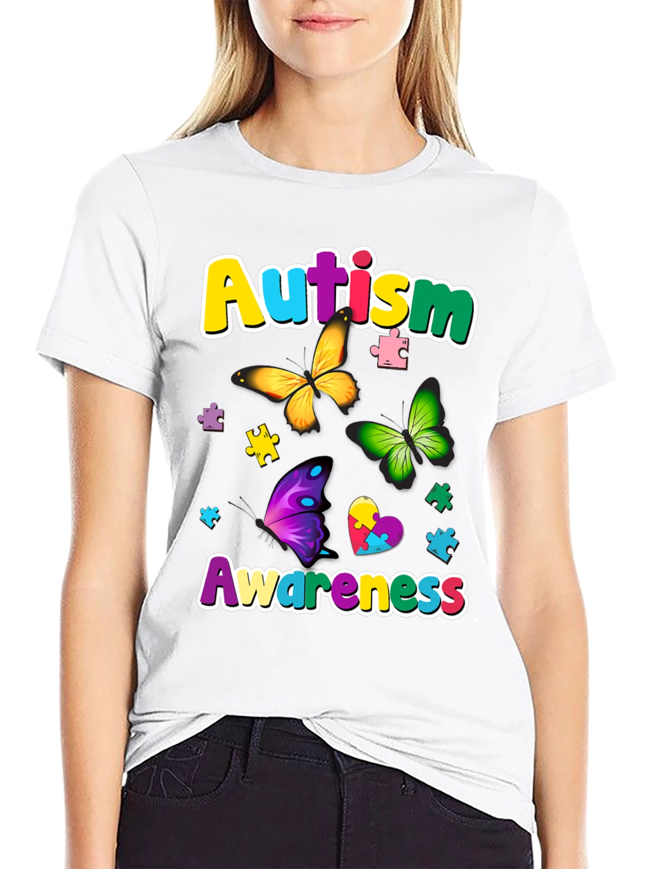 Autism Awareness Butterfly T-Shirt