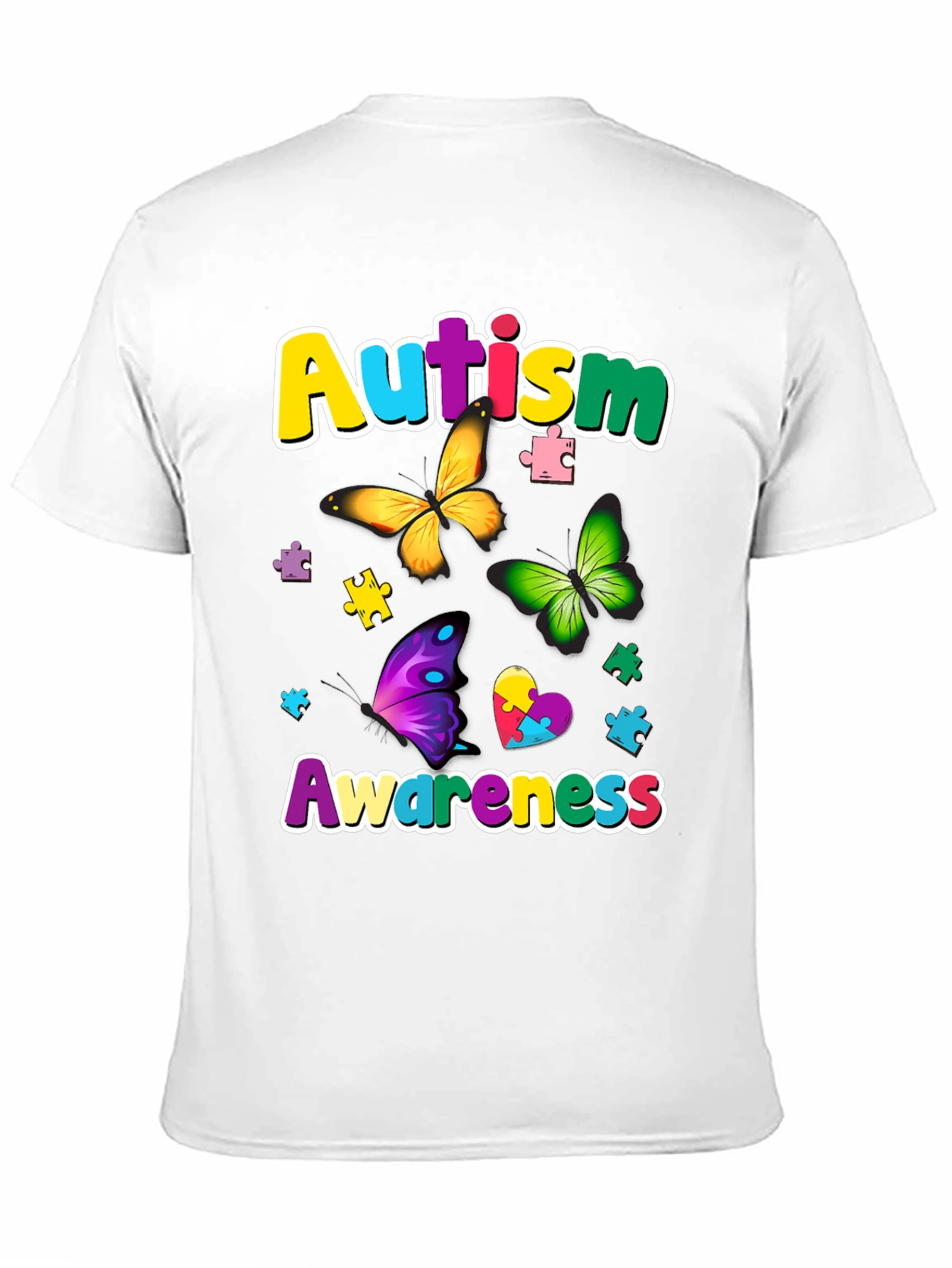 Autism Awareness Butterfly T-Shirt