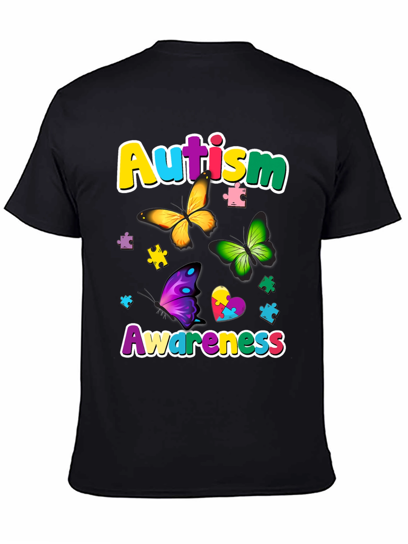 Autism Awareness Butterfly T-Shirt