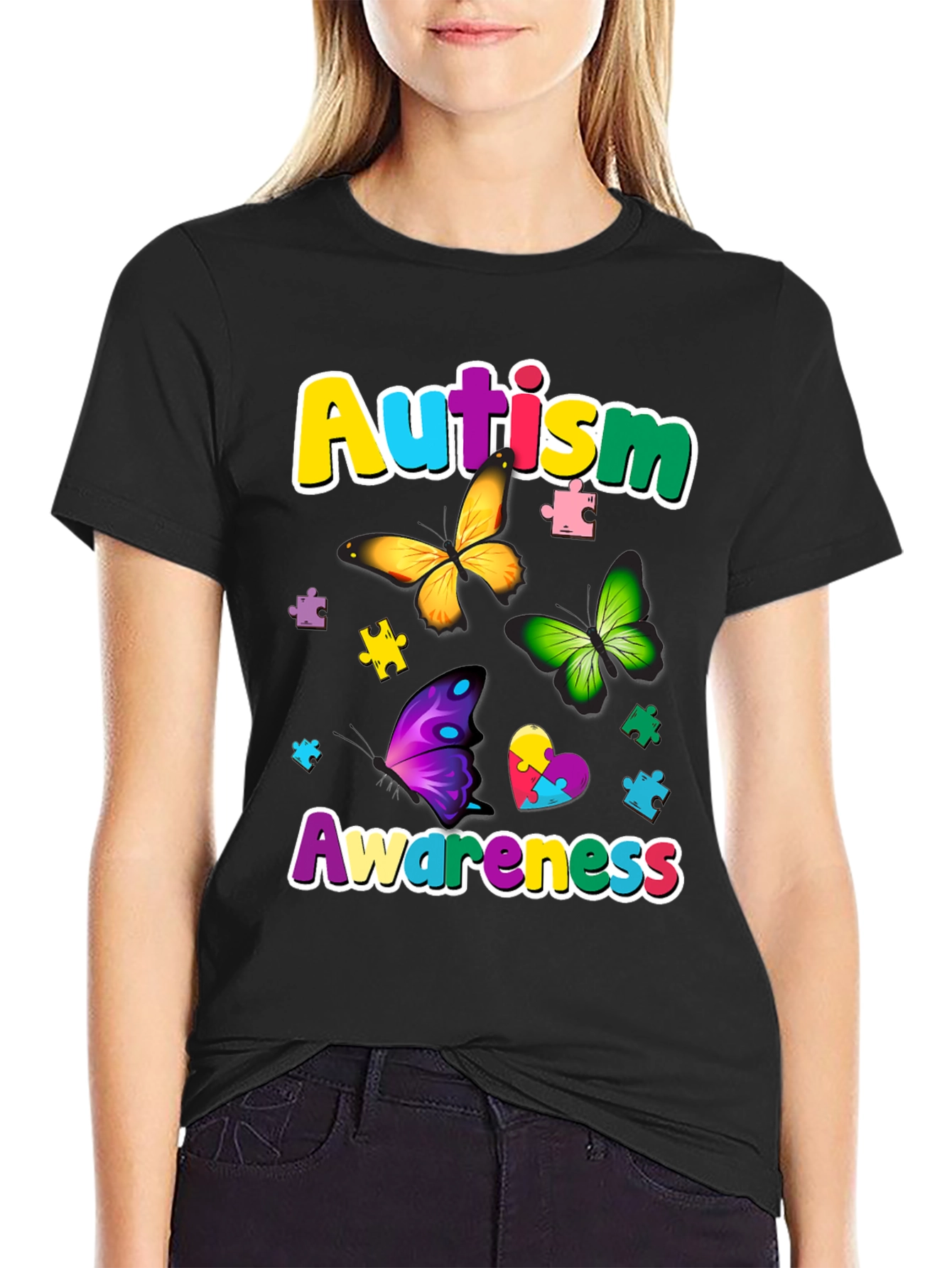 Autism Awareness Butterfly T-Shirt