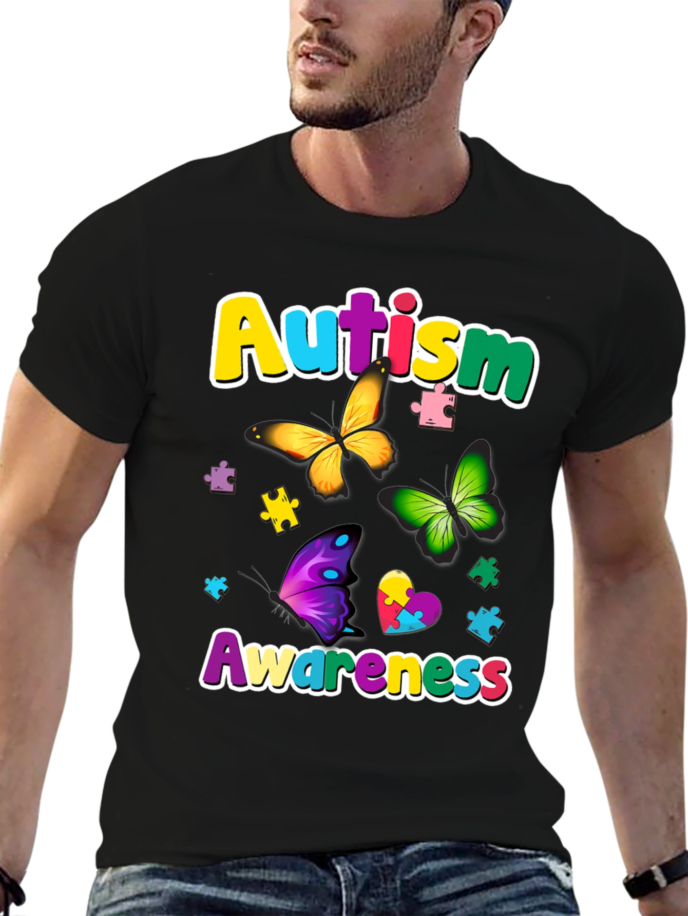 Autism Awareness Butterfly T-Shirt