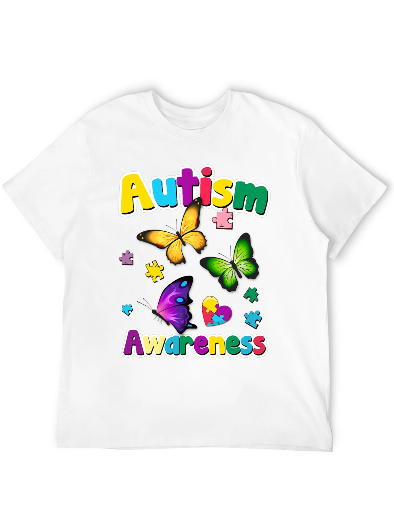 Autism Awareness Butterfly T-Shirt