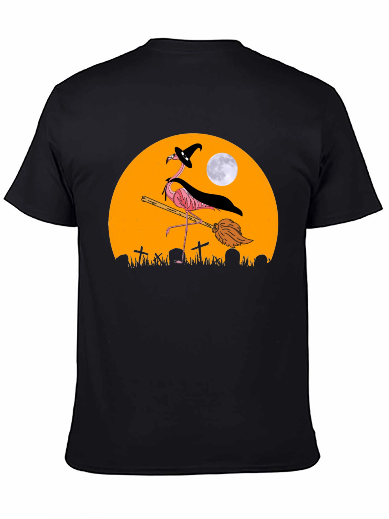 Spooky Flamingo Halloween T-Shirt