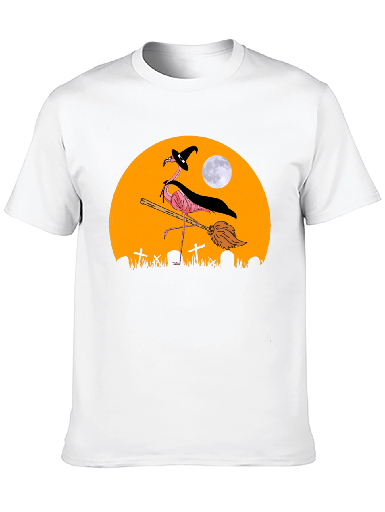 Spooky Flamingo Halloween T-Shirt