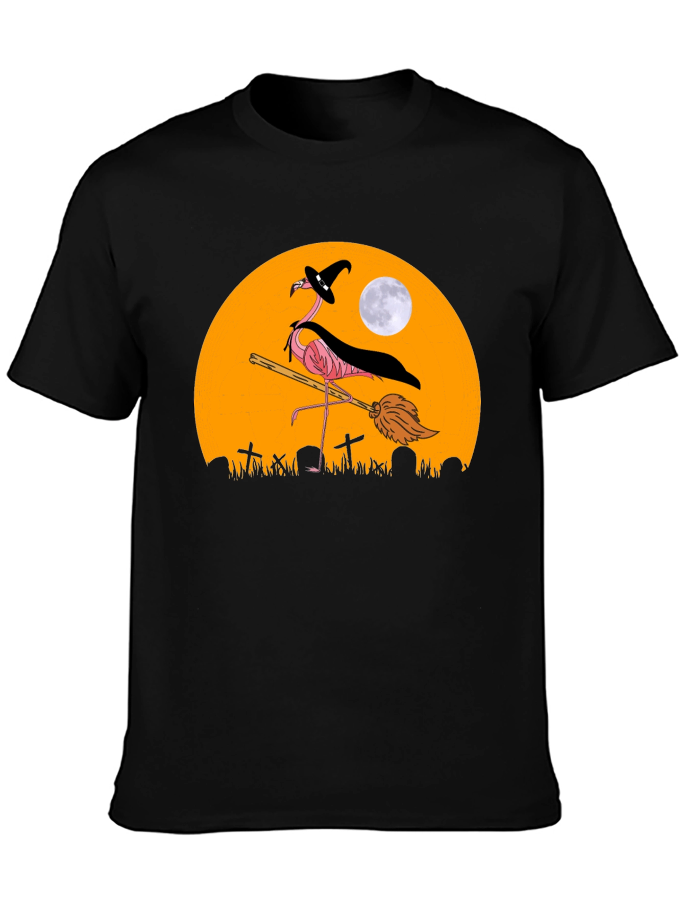 Spooky Flamingo Halloween T-Shirt