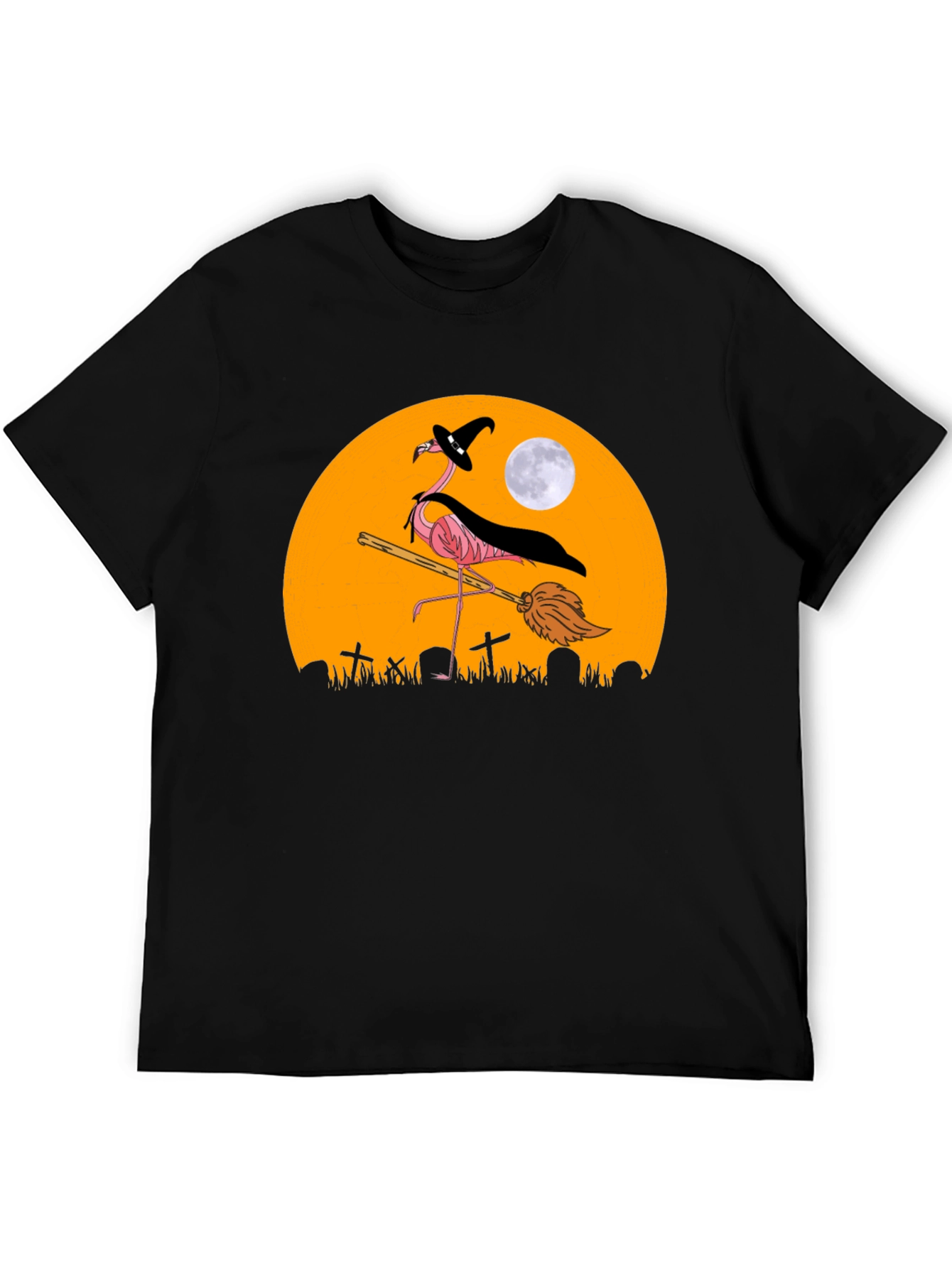 Spooky Flamingo Halloween T-Shirt