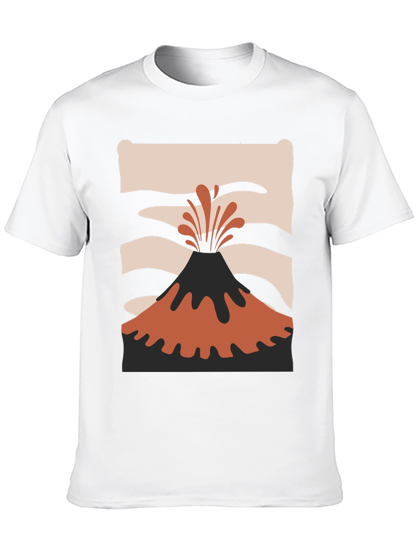 Volcano Graphic Tee - Eruption Style