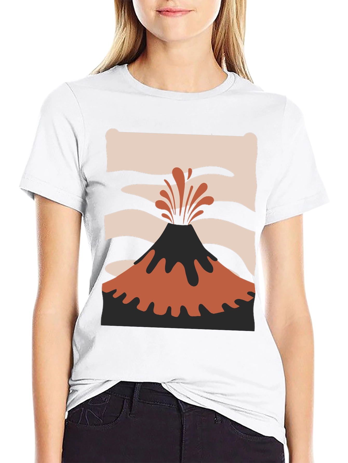Volcano Graphic Tee - Eruption Style