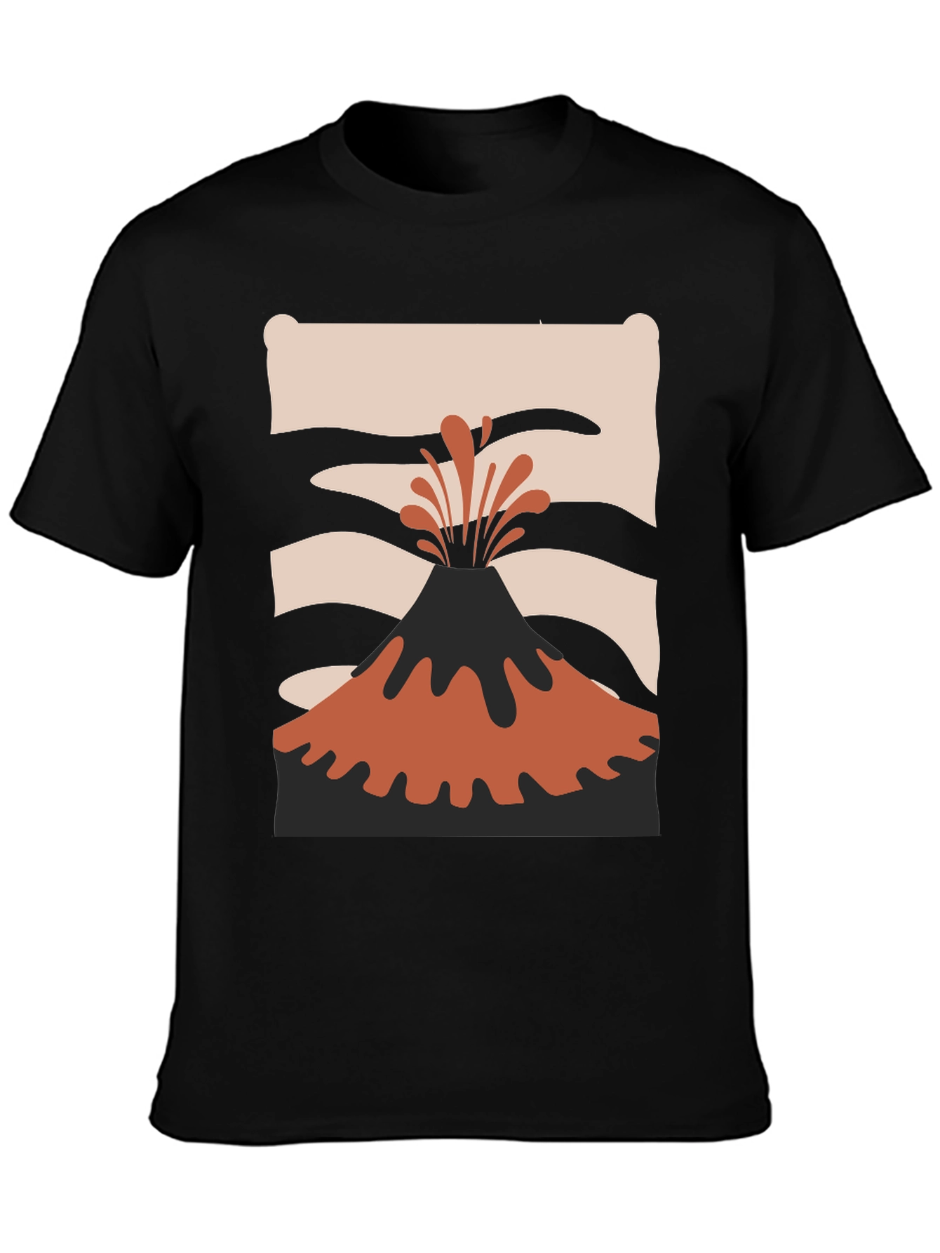Volcano Graphic Tee - Eruption Style