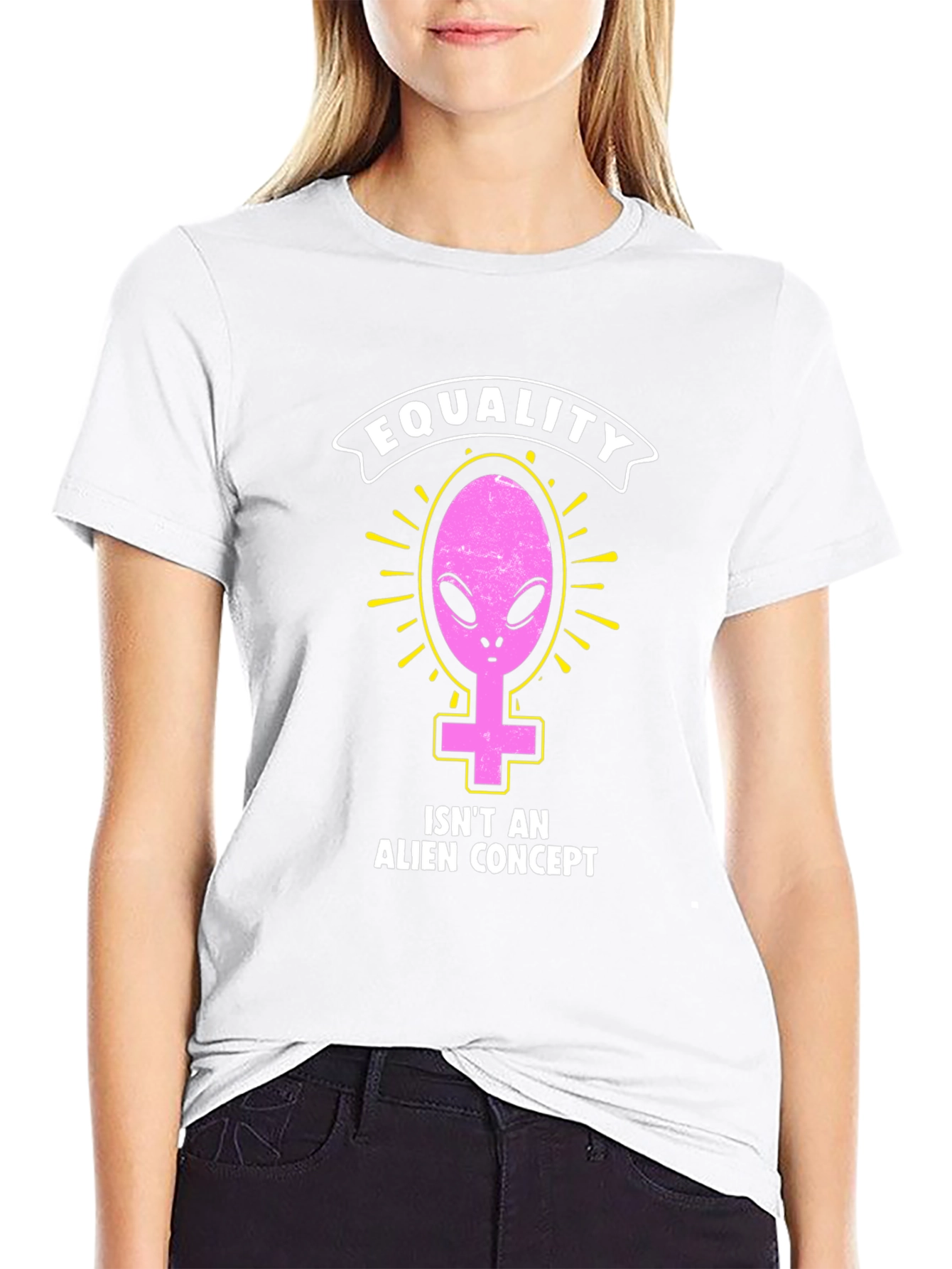 Equality Alien Concept T-Shirt - Black