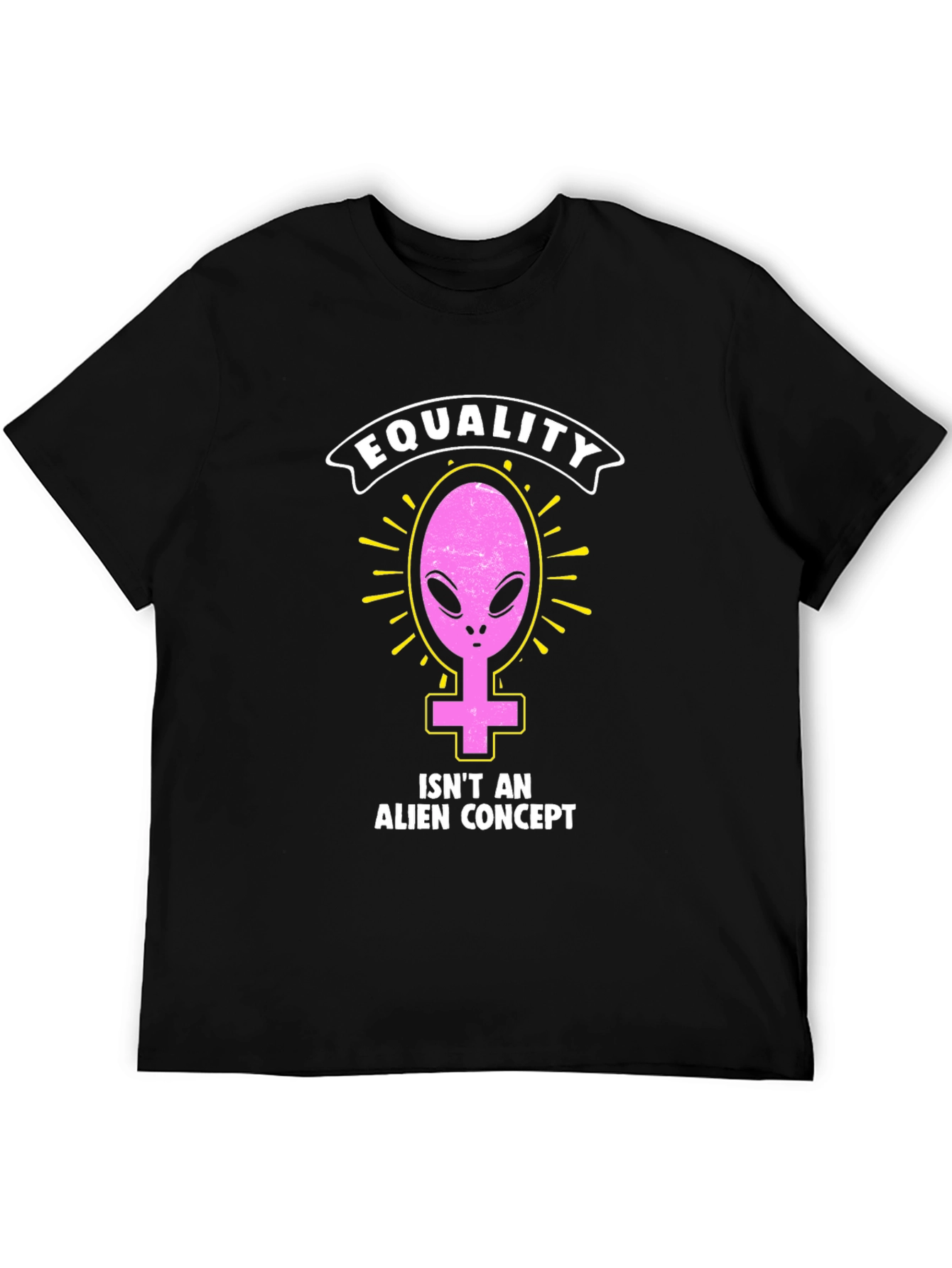 Equality Alien Concept T-Shirt - Black