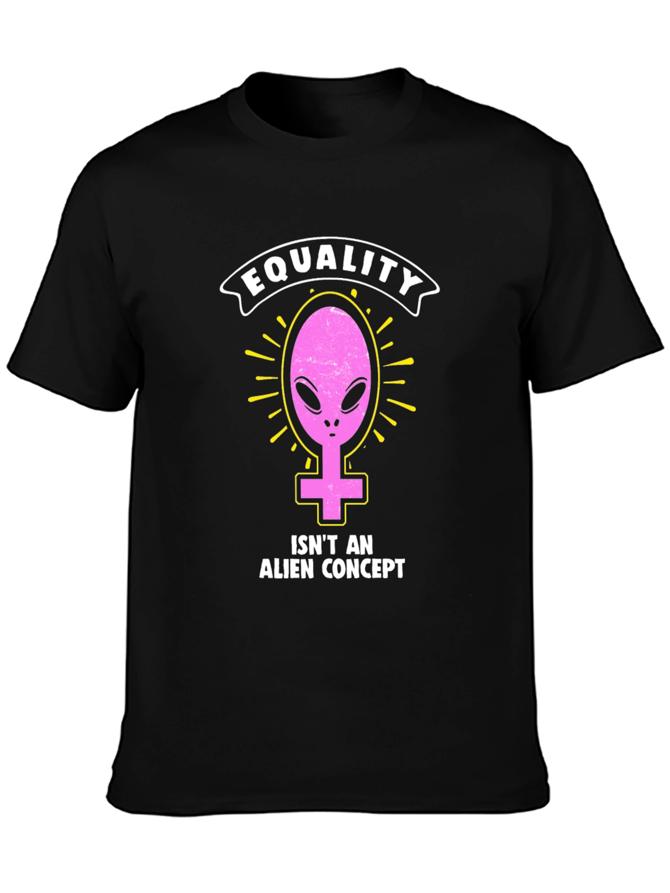 Equality Alien Concept T-Shirt - Black
