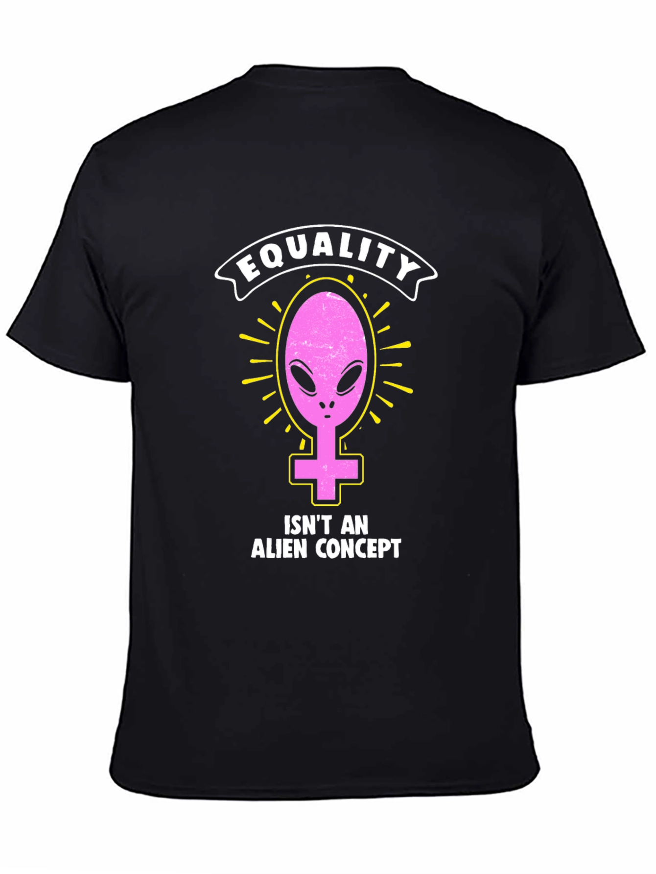 Equality Alien Concept T-Shirt - Black