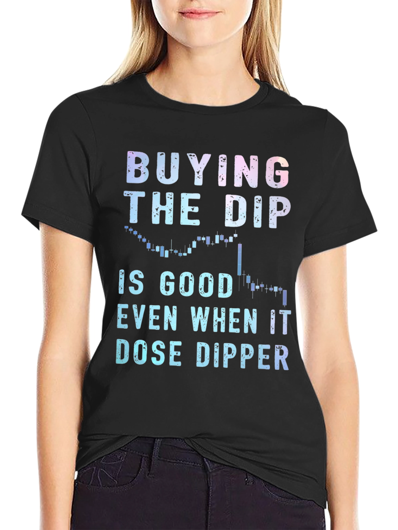 Buying the Dip T-Shirt - Crypto Investor Tee