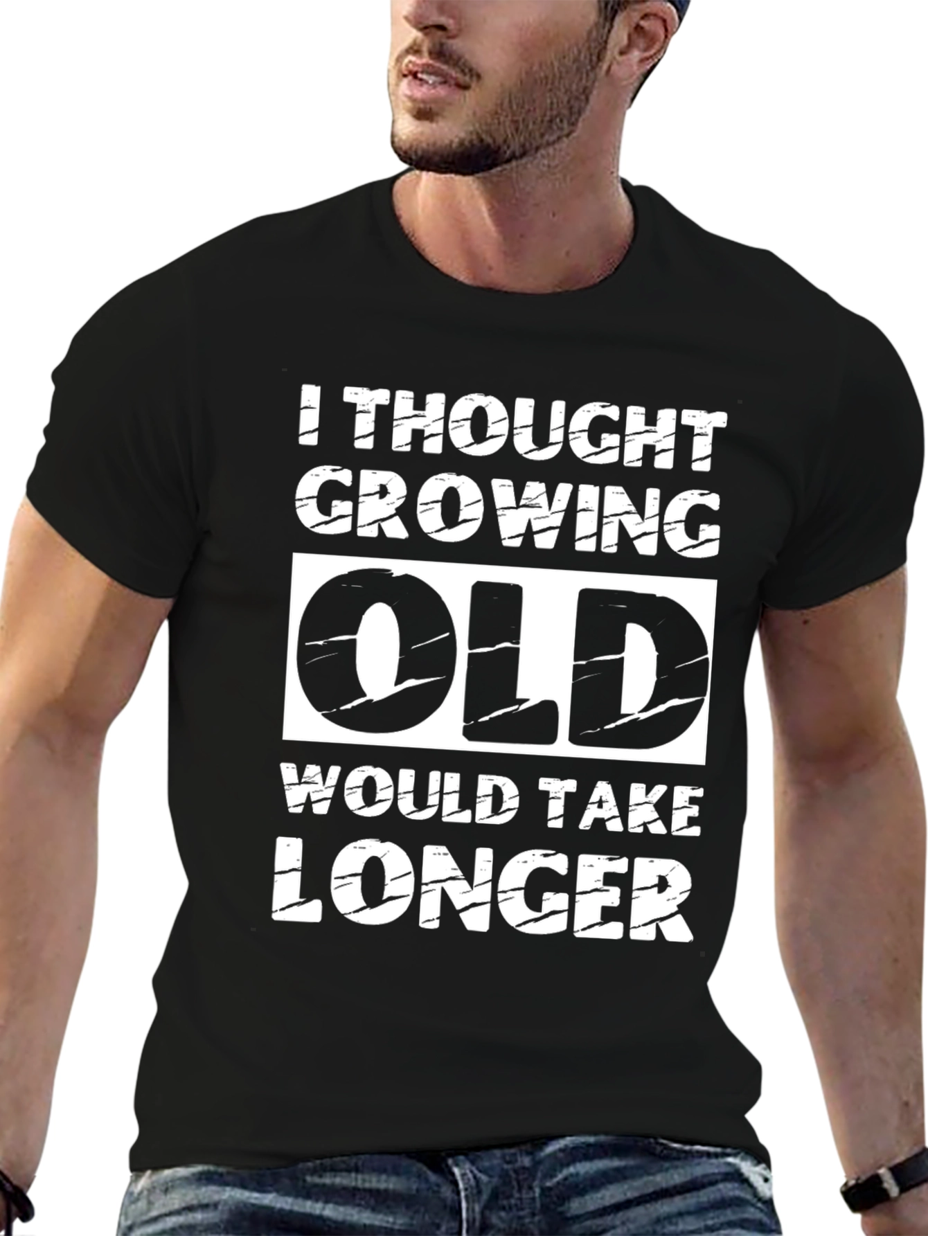 Funny Growing Old Graphic T-Shirt