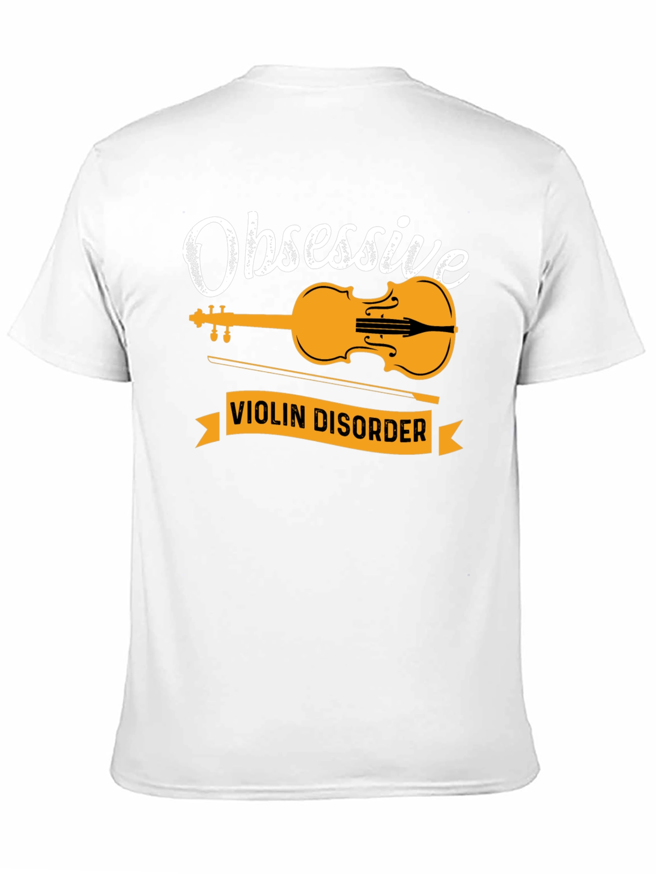 Obsessive Violin Disorder Black T-Shirt