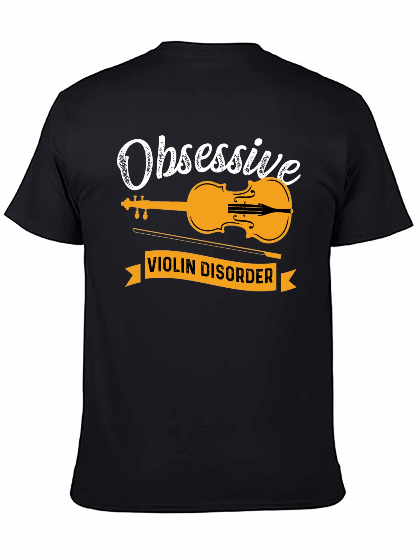 Obsessive Violin Disorder Black T-Shirt