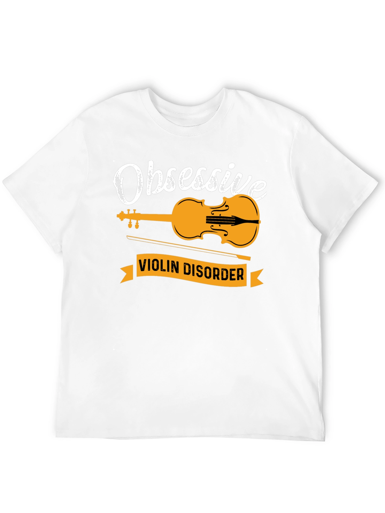 Obsessive Violin Disorder Black T-Shirt
