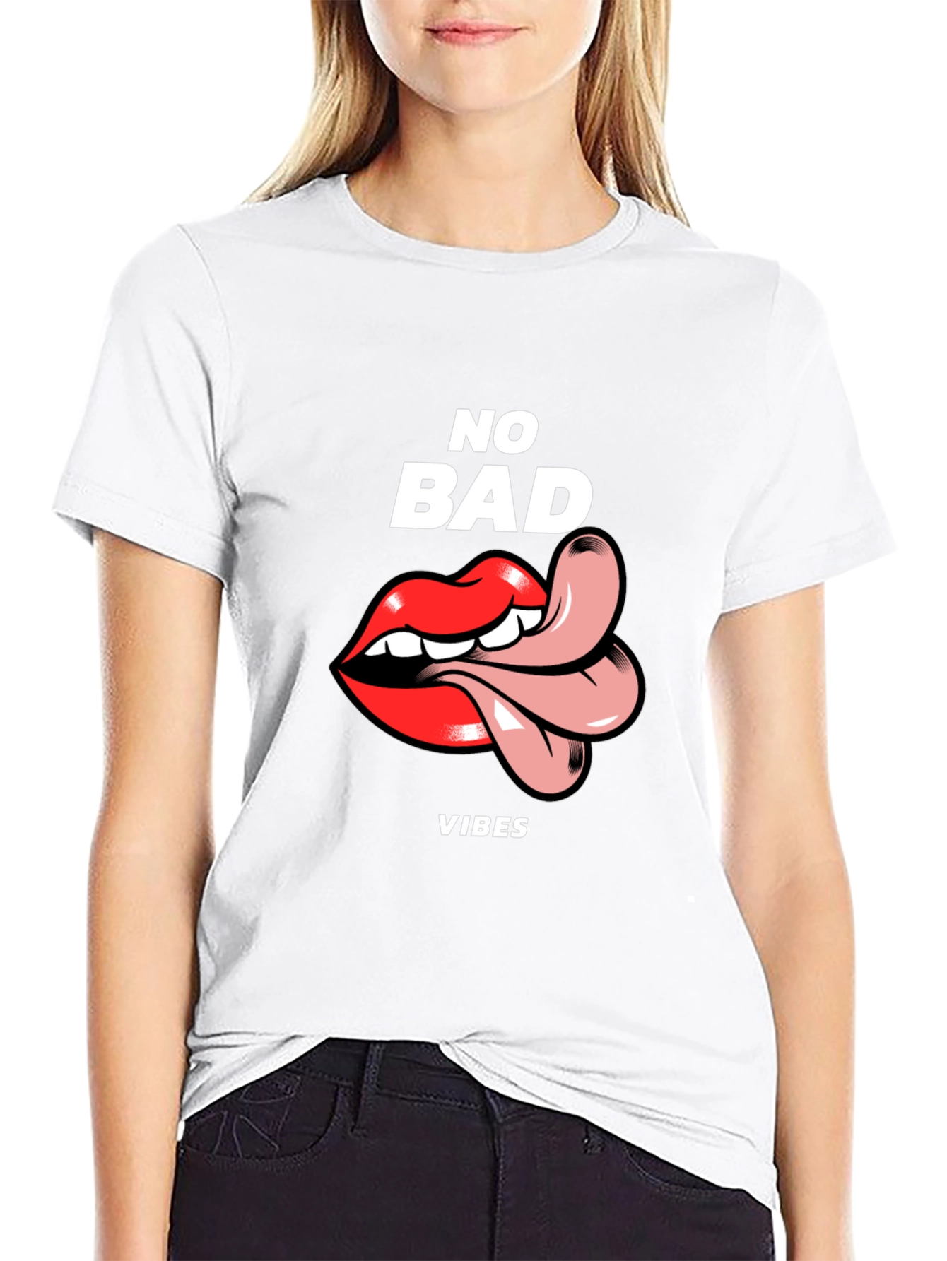 No Bad Vibes Graphic T-Shirt