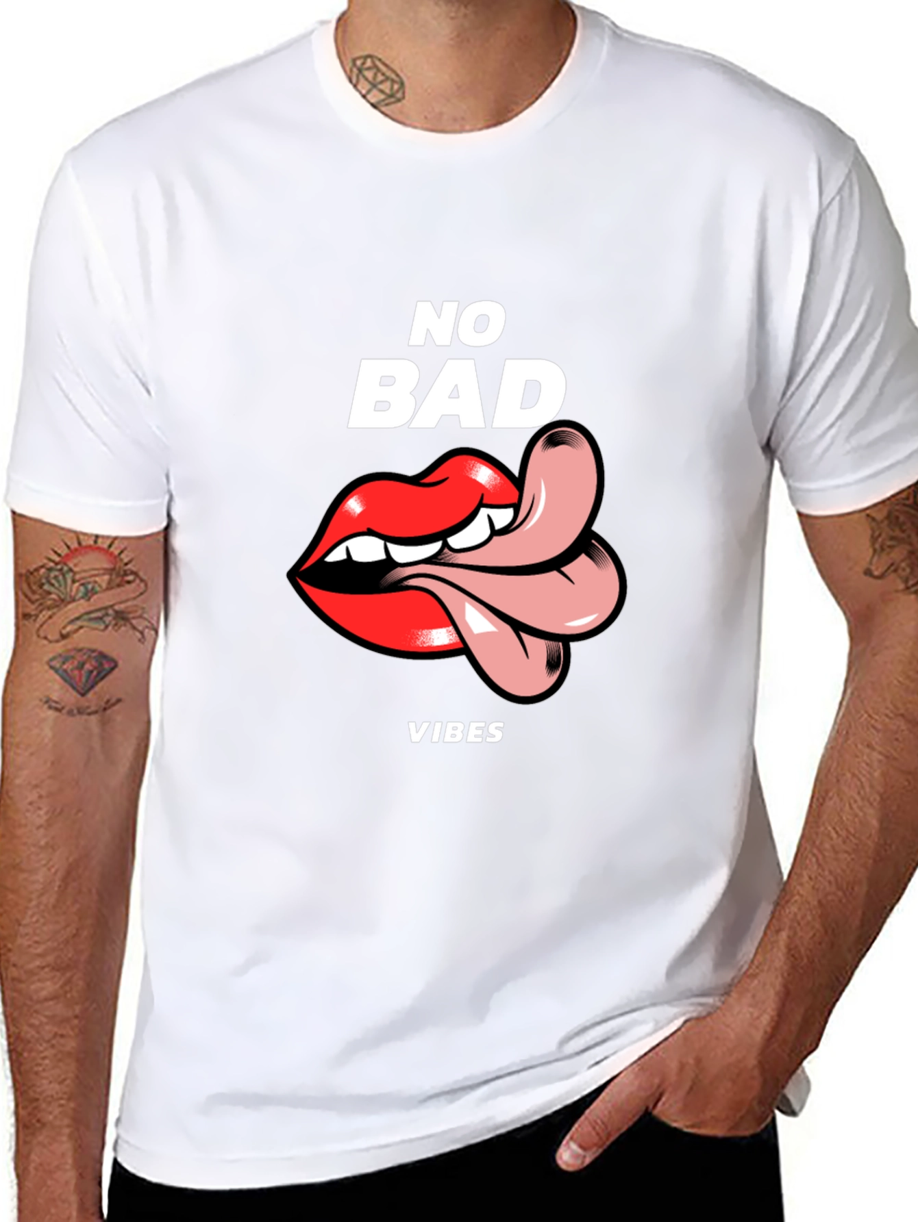 No Bad Vibes Graphic T-Shirt