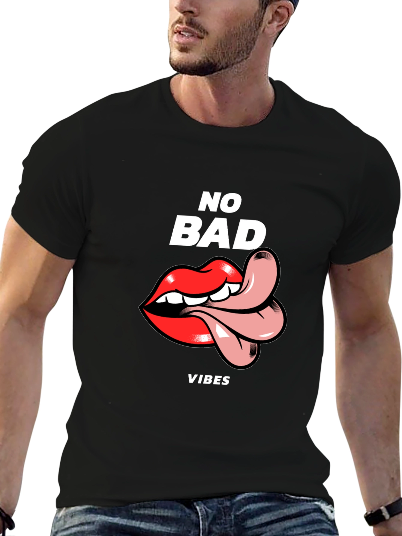 No Bad Vibes Graphic T-Shirt