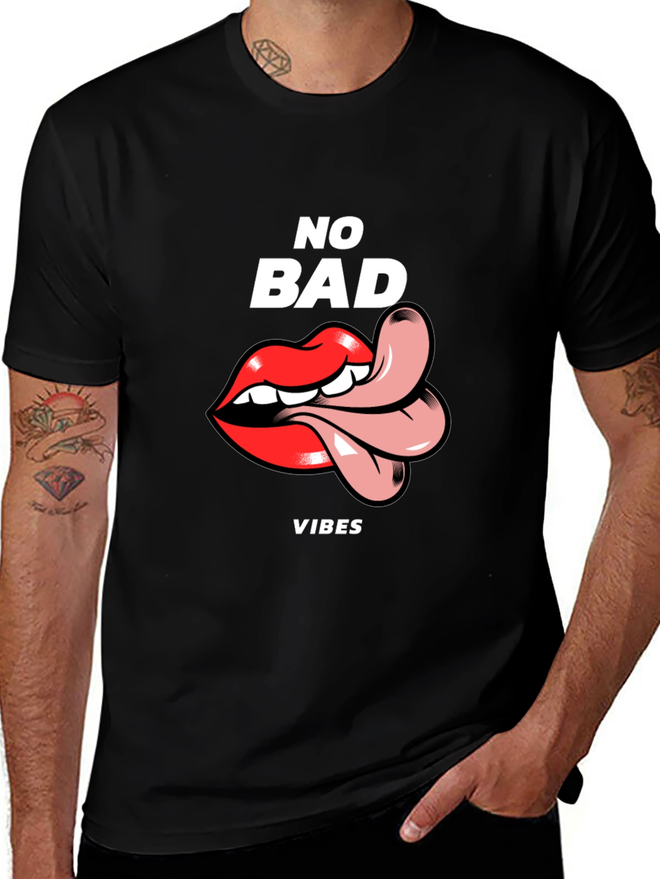 No Bad Vibes Graphic T-Shirt